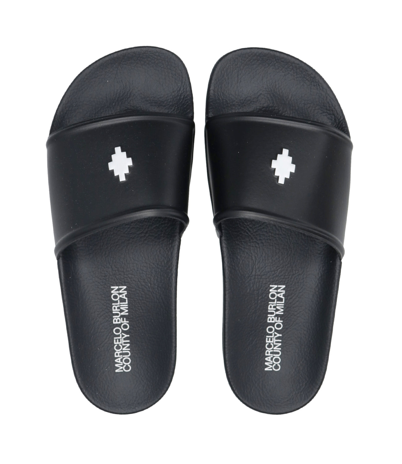 Marcelo Burlon | Ciabatta County Cross Nero e Bianco