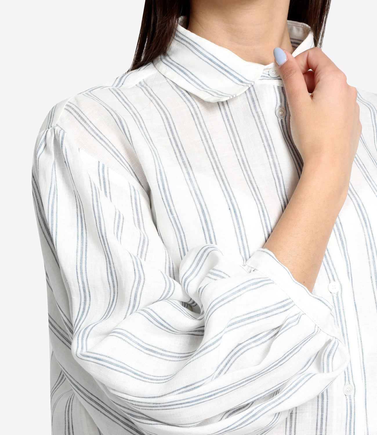 Max Mara Weekend | Camicia Nerina Bianco e Blu