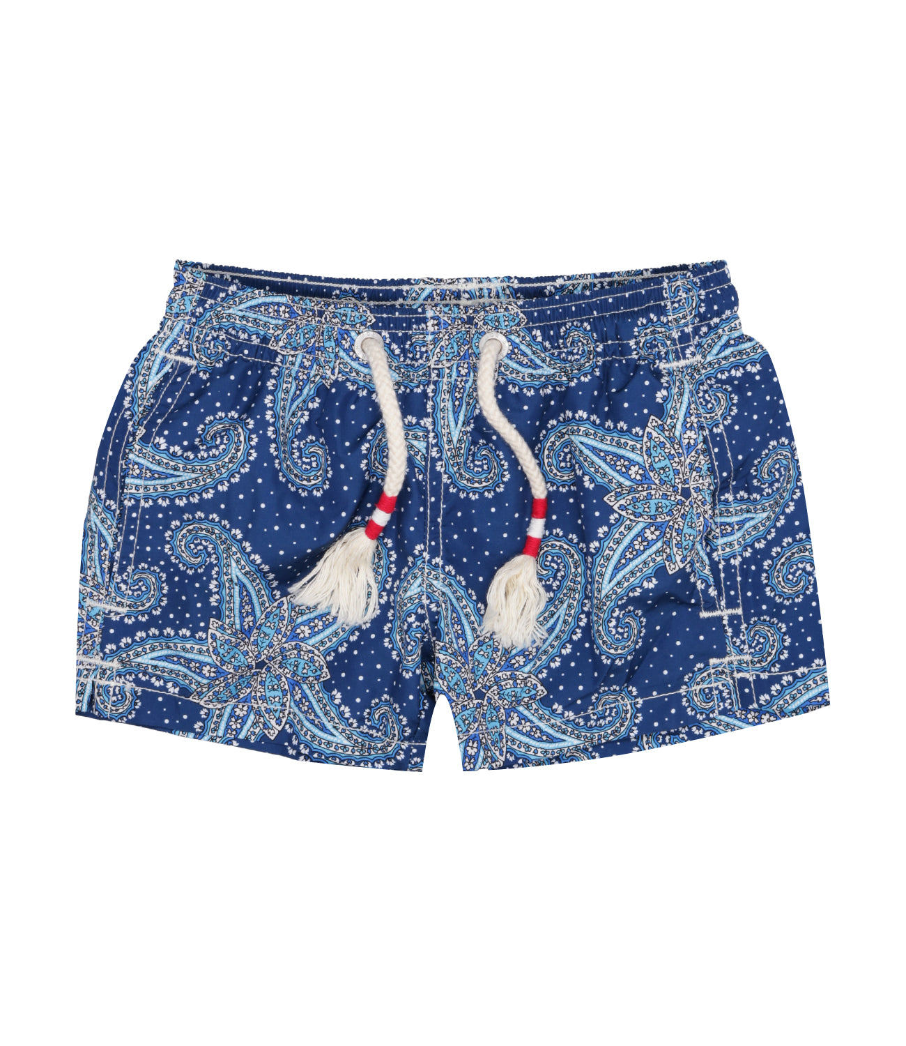 MC2 Saint Barth | Blue and Light Blue Boxer Swimsuit