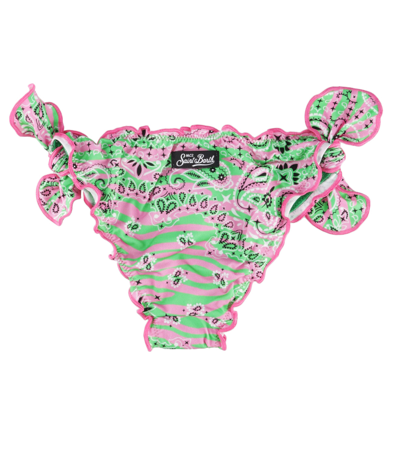 MC2 Saint Barth Kids | Costume Slip Verde e Rosa