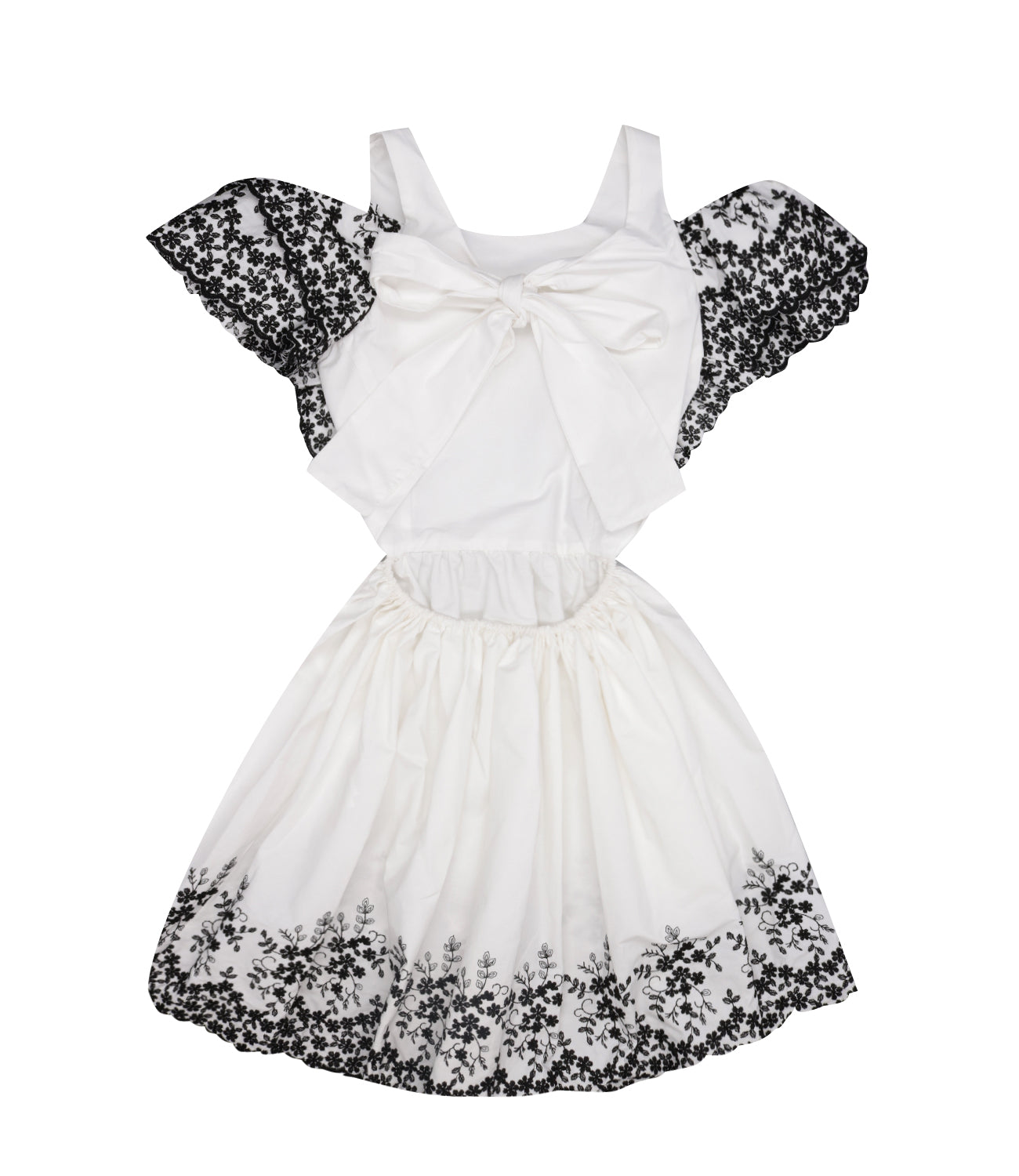 Miss Grant | Cream and Black Dress