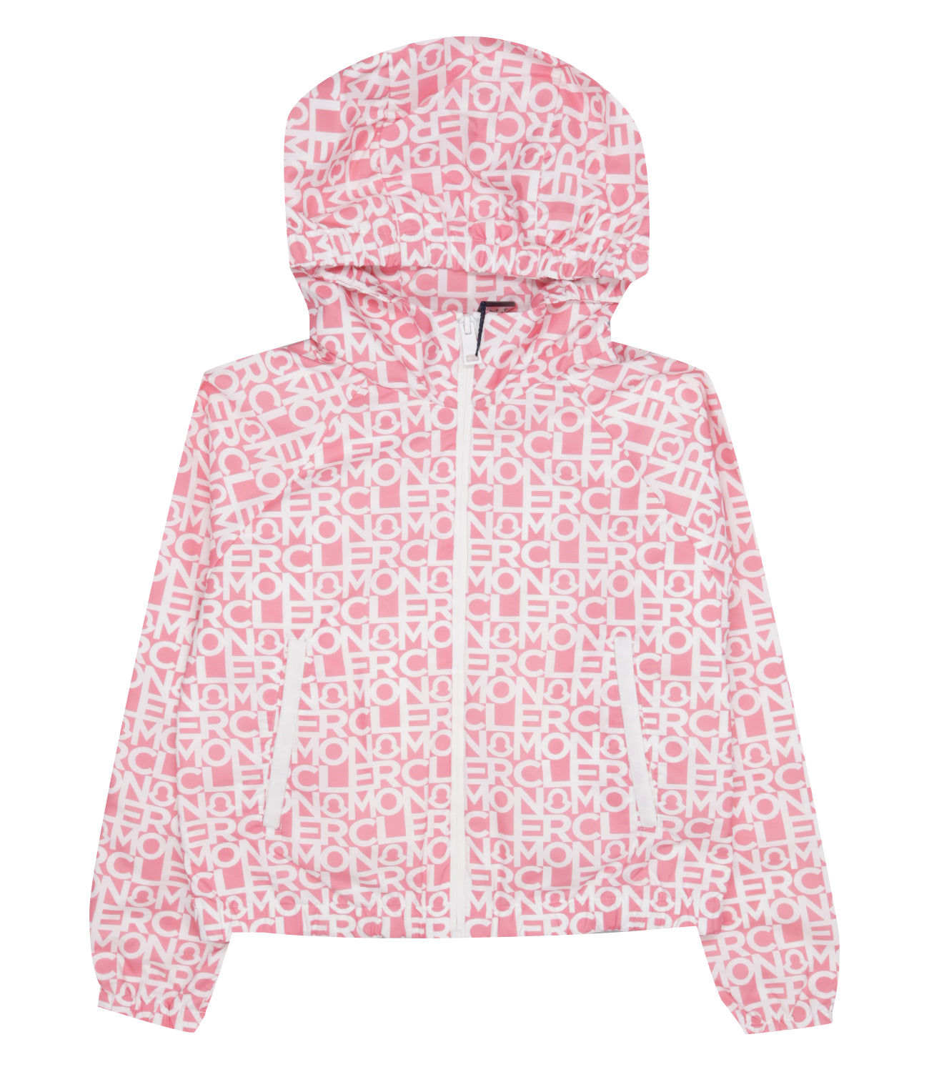 Moncler Junior | Giubbotto Alose Bianco e Rosa