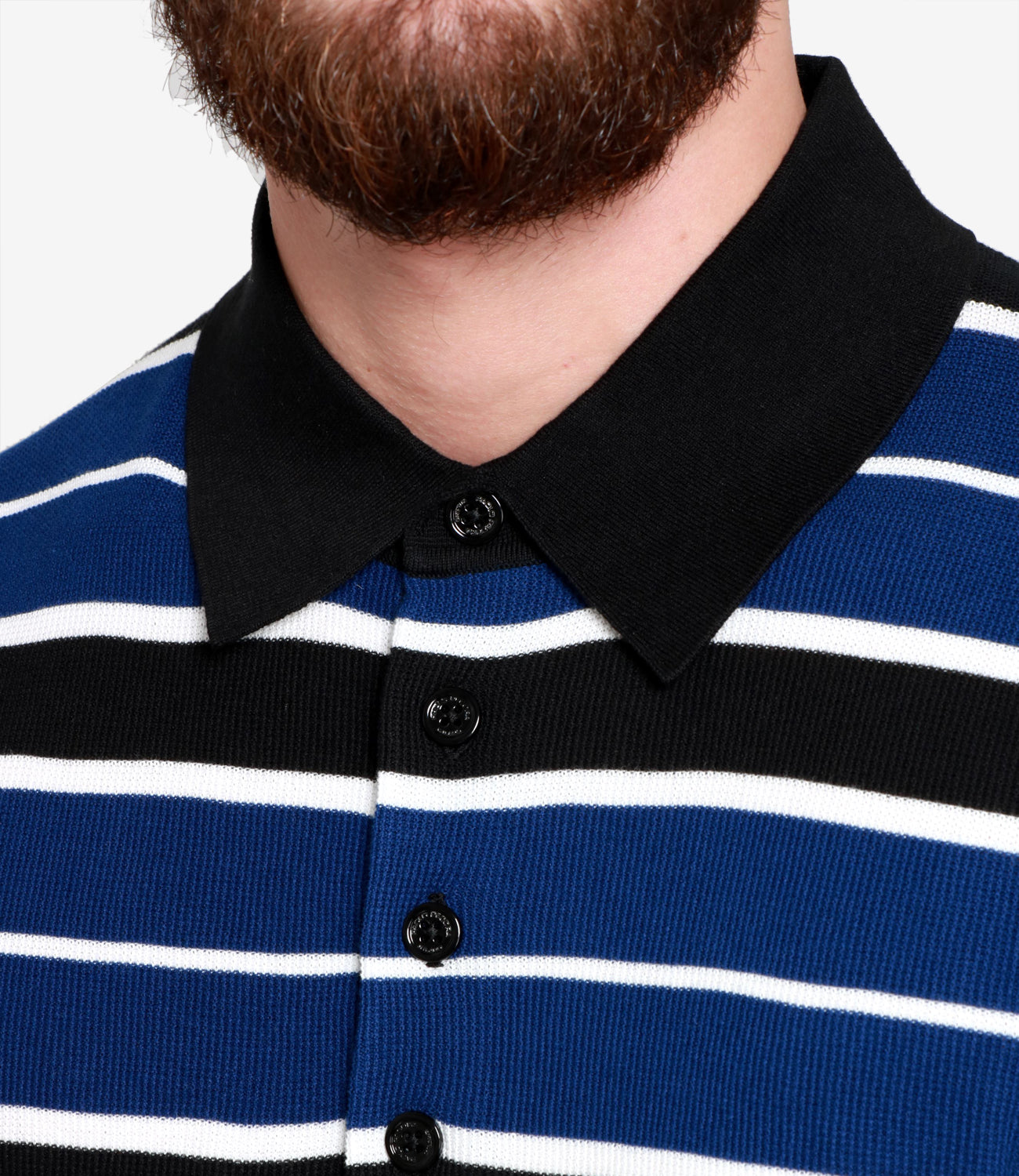 Paolo Pecora | Polo Blue and Black