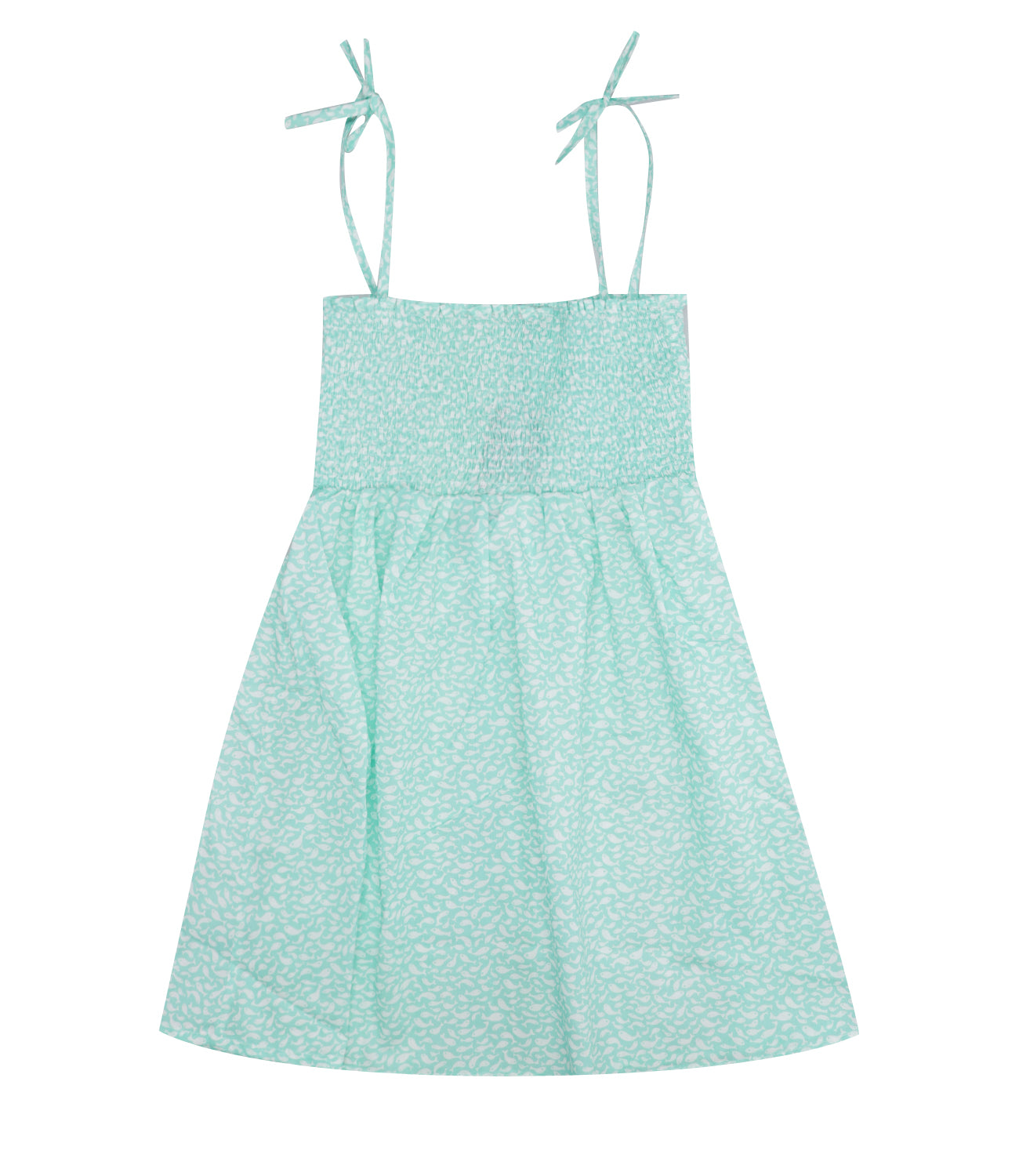 Red Beachwear | Aqua Green Dress