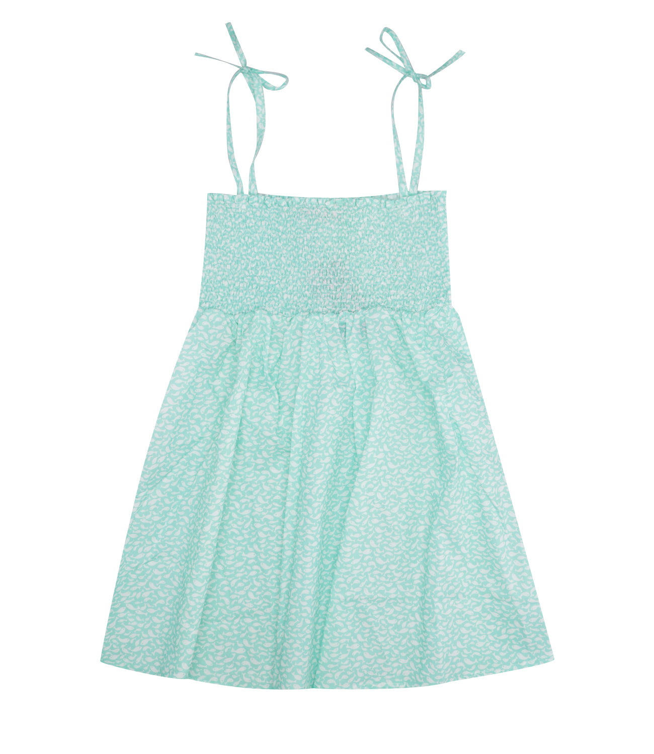 Red Beachwear | Aqua Green Dress