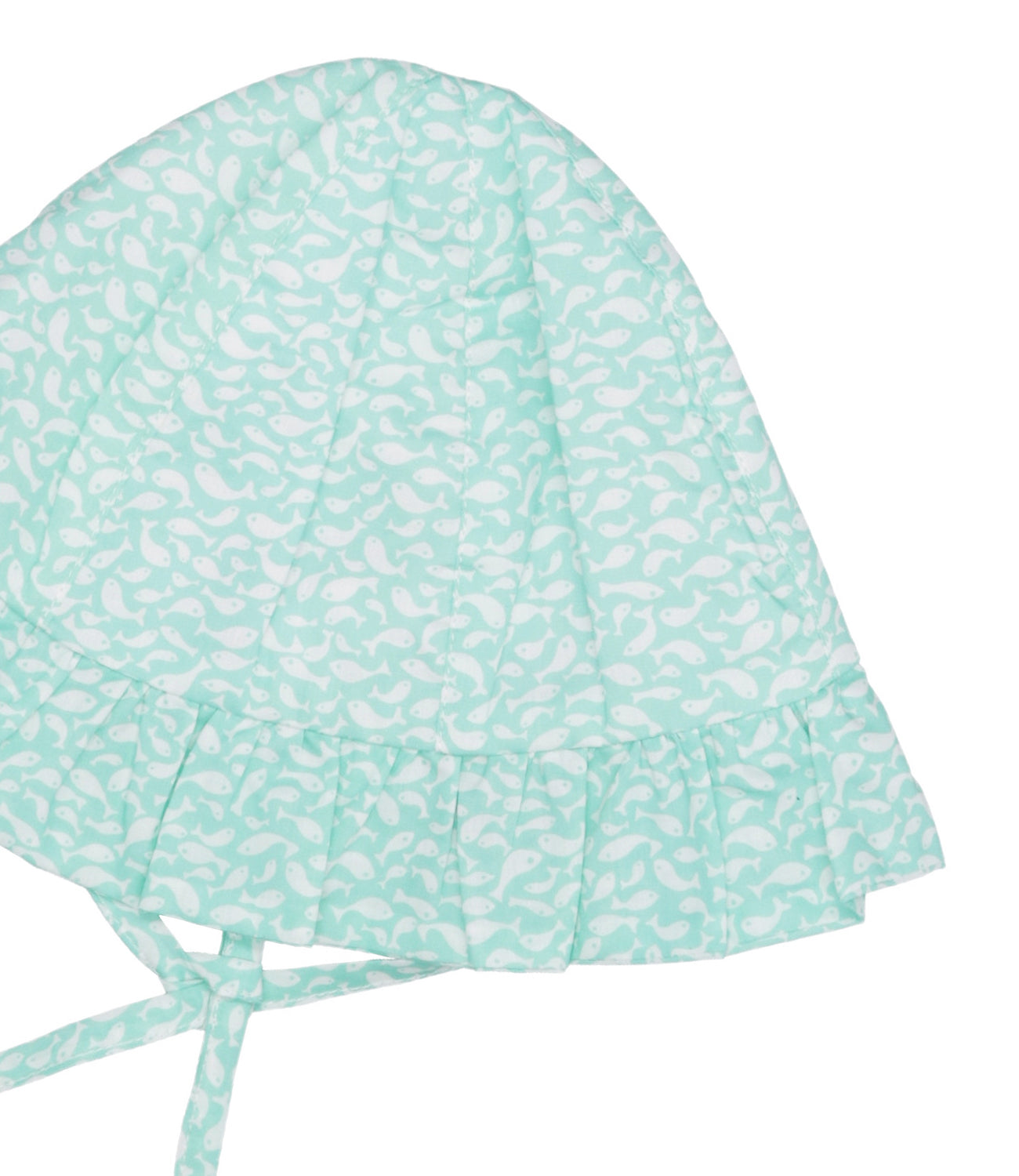 Red Beachwear | Aqua Green Hat