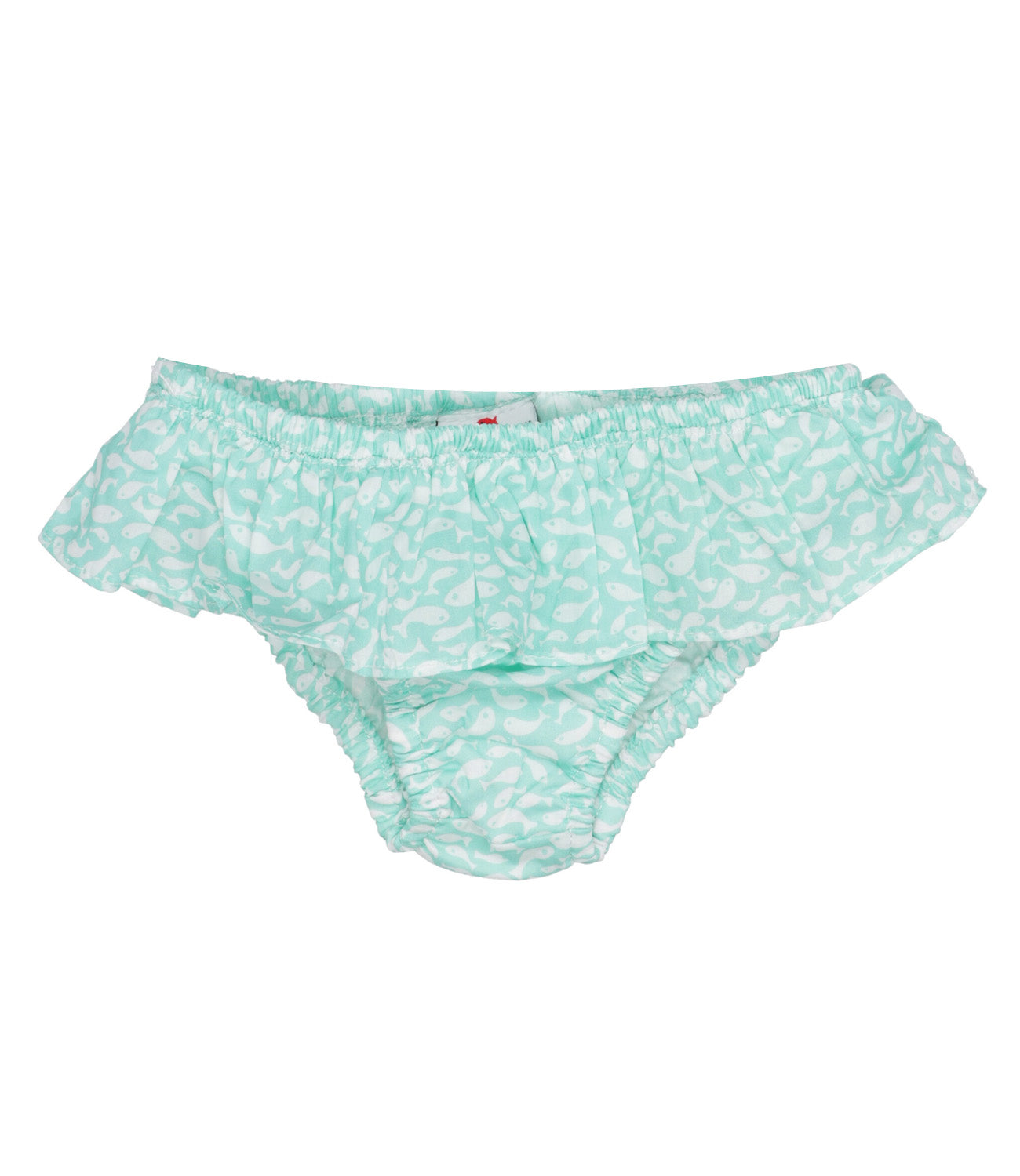 Red Fish Beachwear | Aqua Green Swimsuit Briefs