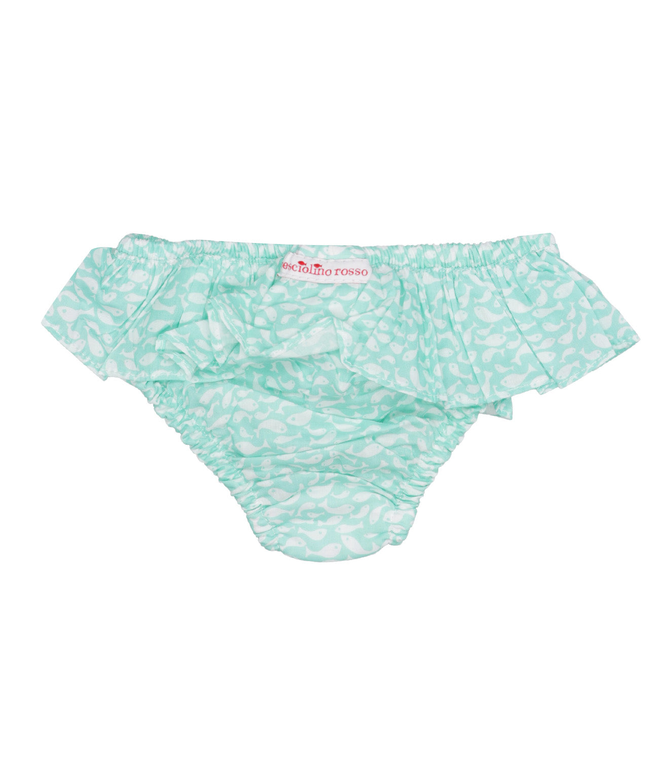 Red Fish Beachwear | Aqua Green Swimsuit Briefs