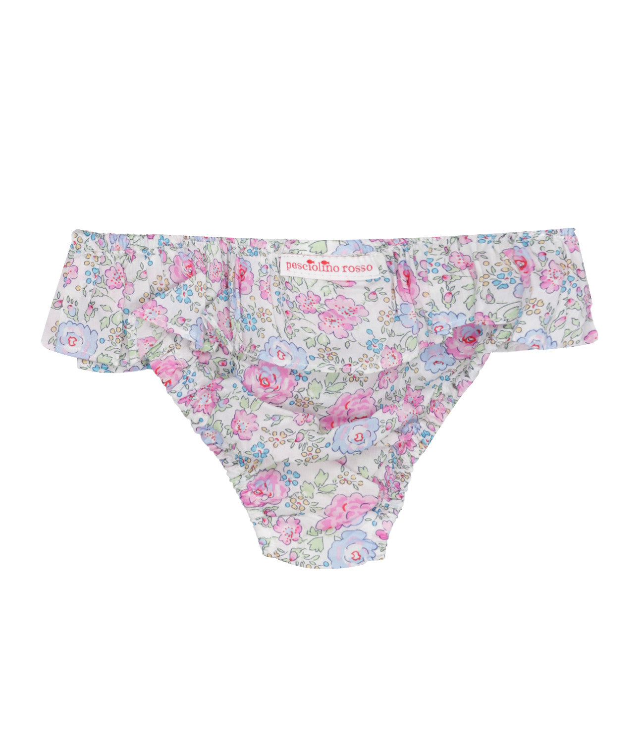 Red Fish Beachwear | White, Pink and Blue Swimsuit Briefs