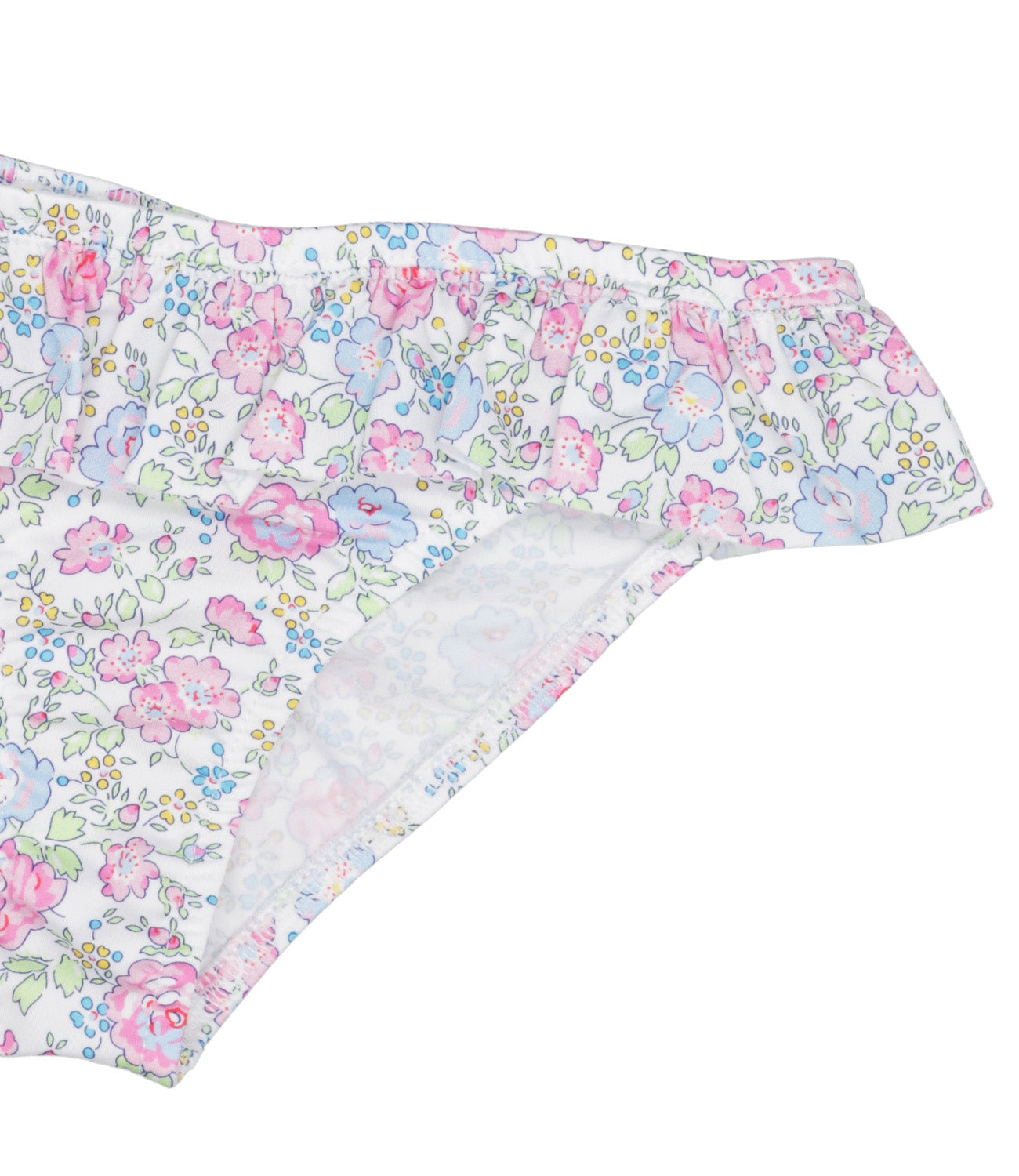 Pesciolino Rosso Beachwear | Costume Slip Bianco, Rosa e Azzurro