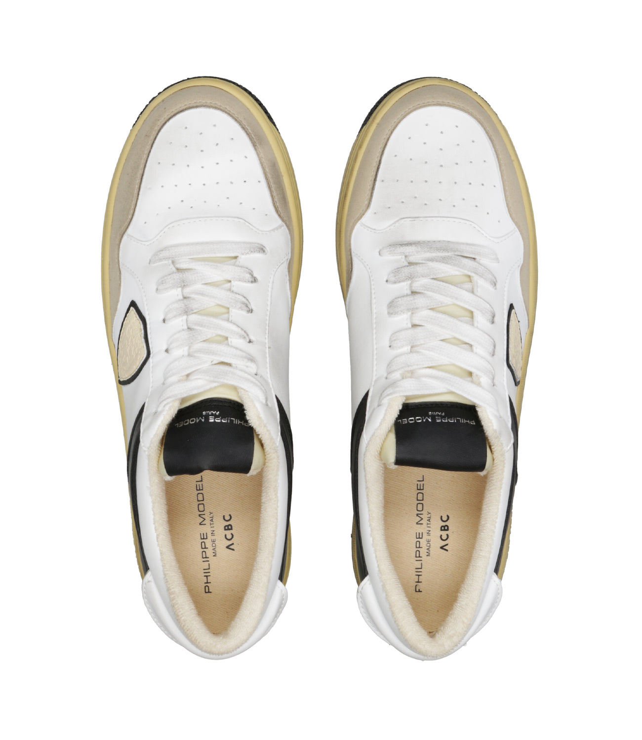 Philippe Model | Sneakers Lyon Low Man Bianco e Nero