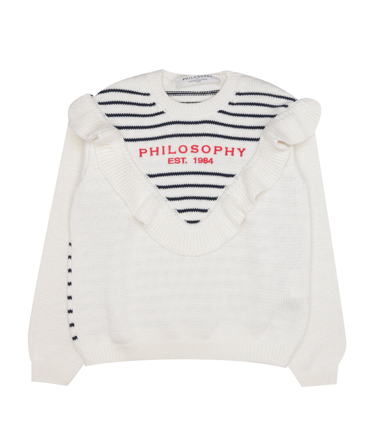 T-Shirt Ivory+Blue