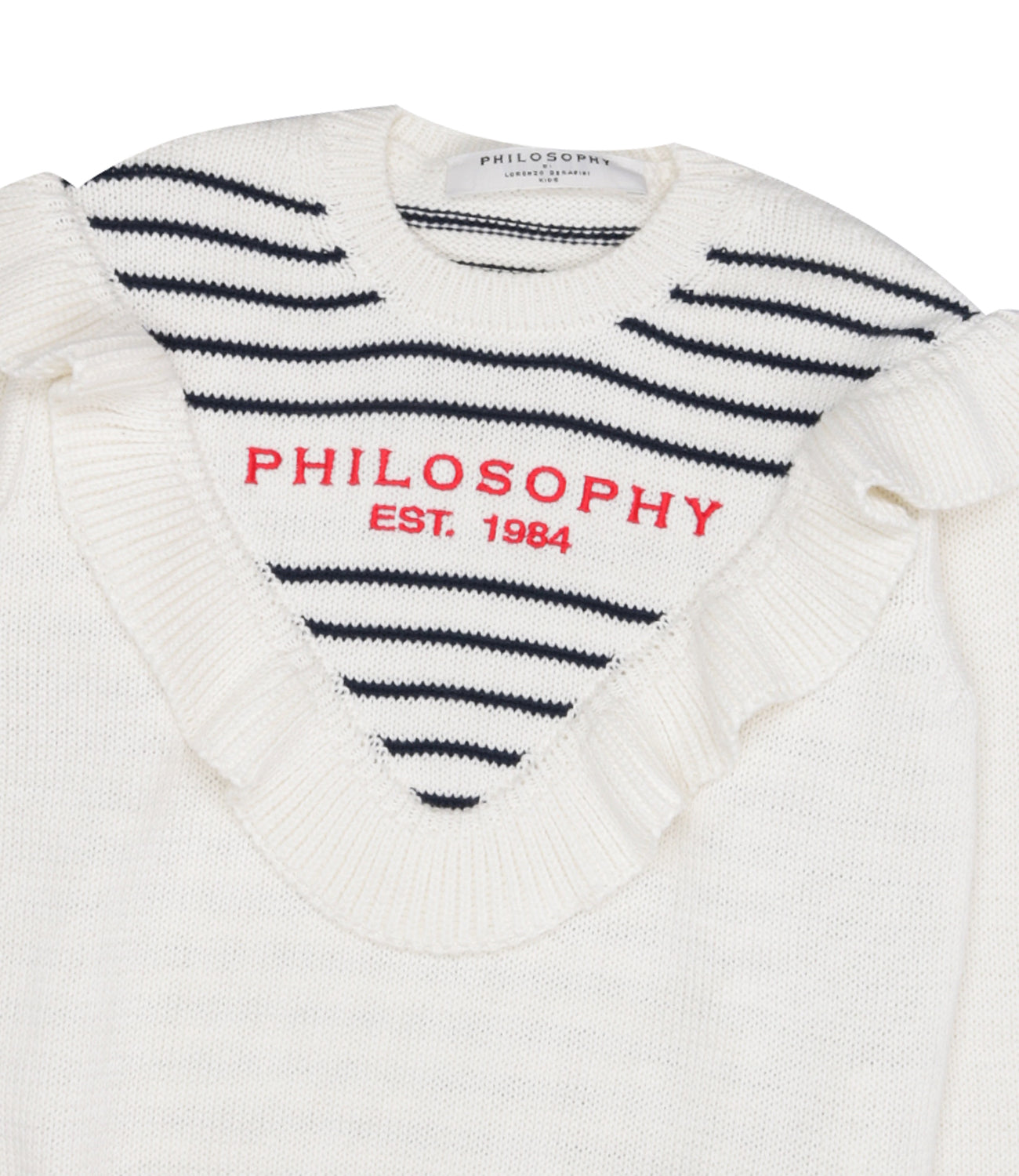 T-Shirt Ivory+Blue
