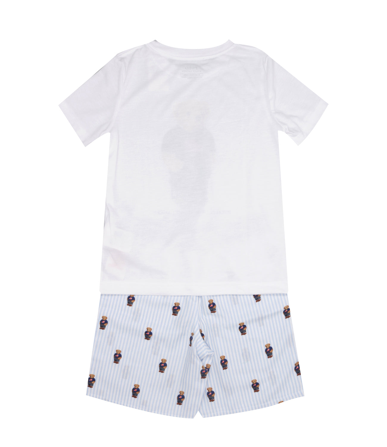 Ralph Lauren Childrenswear | White and Light Blue Pajamas