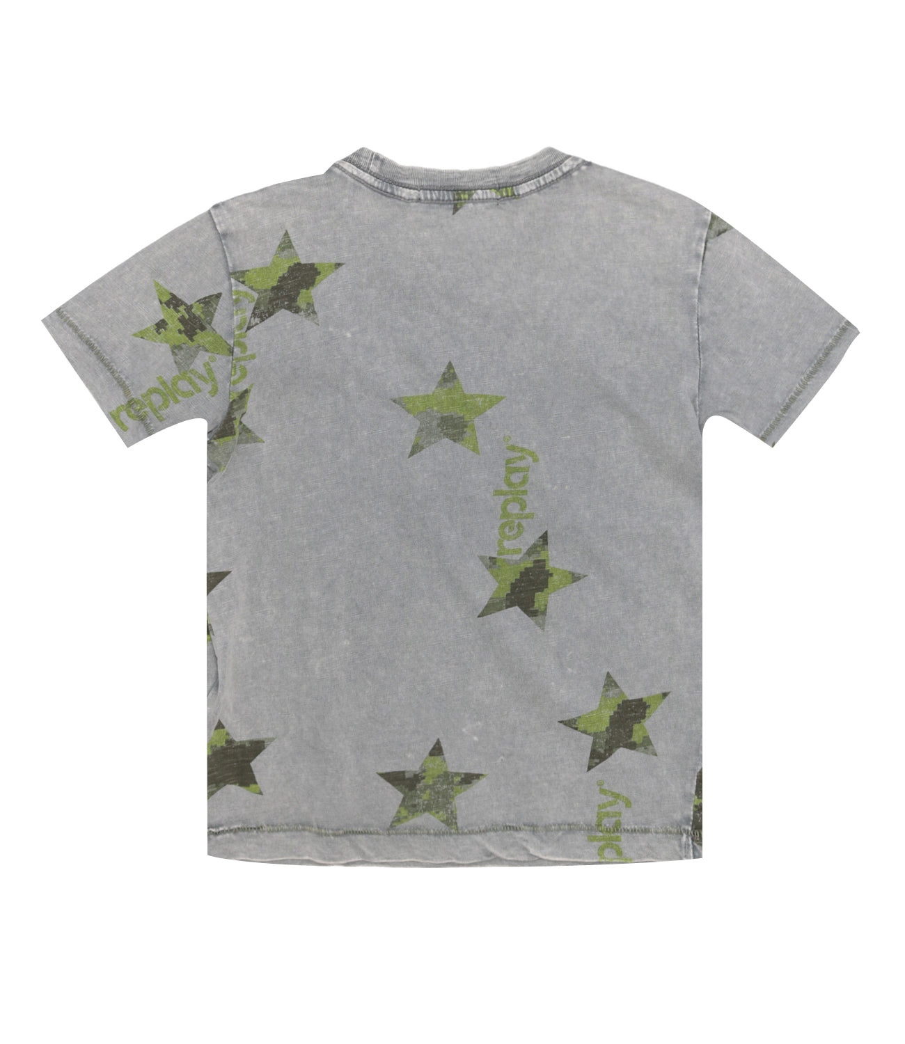 Replay & Sons Junior | Grey and Green T-Shirt