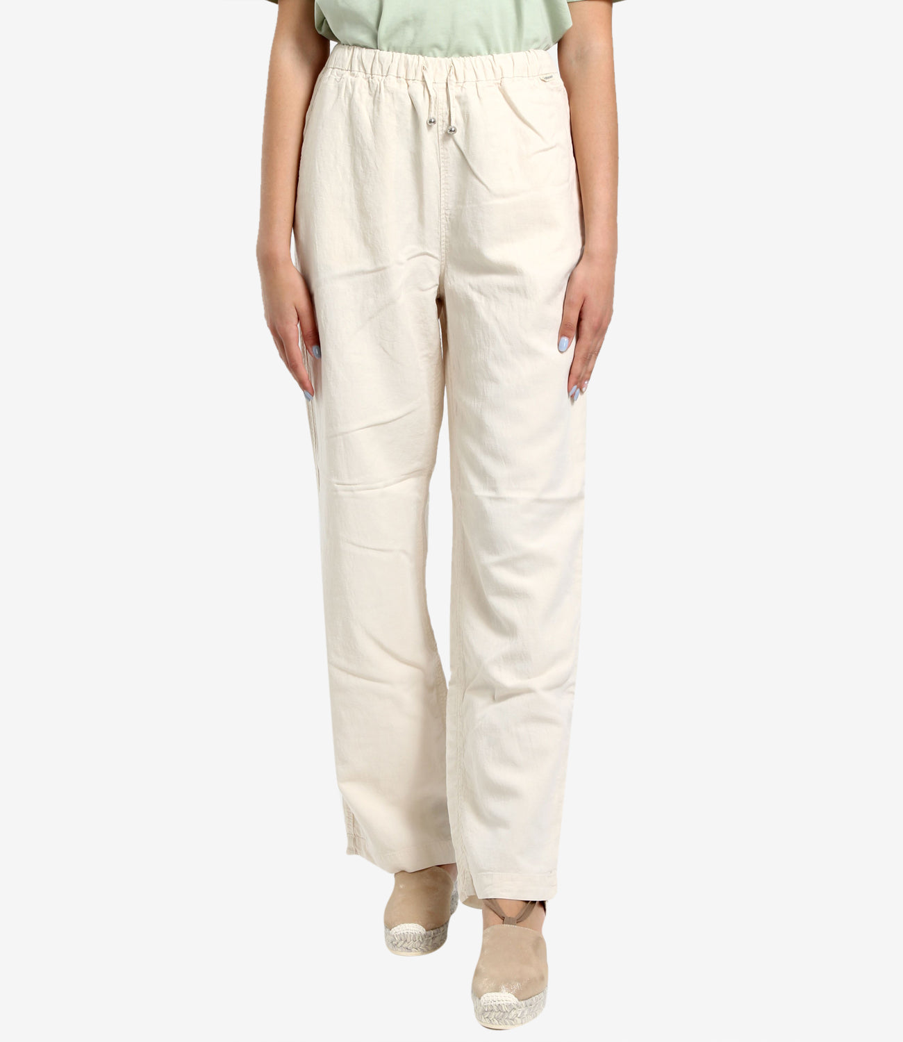 Roy Roger's | Drawstring Pants Ecru