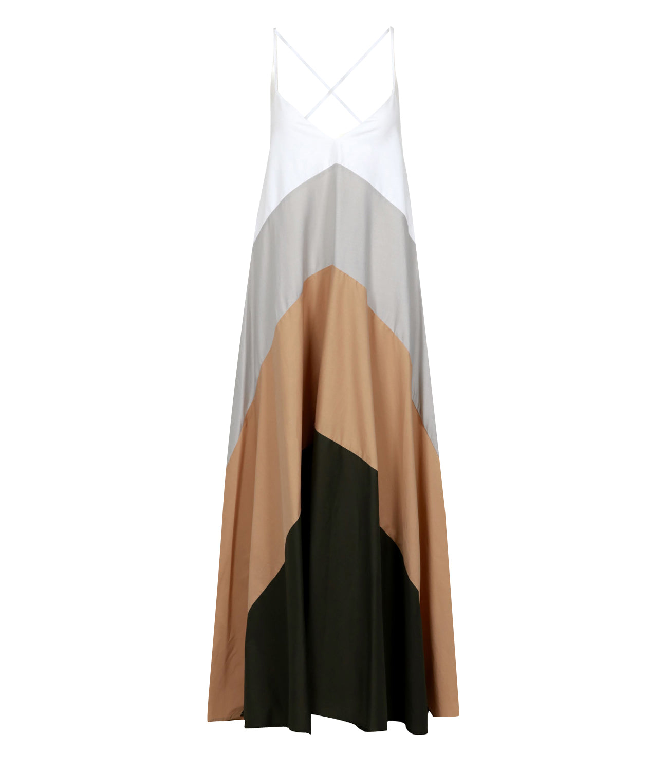 Semicouture | Abito Nymphe Grigio , Nioccola e Militare