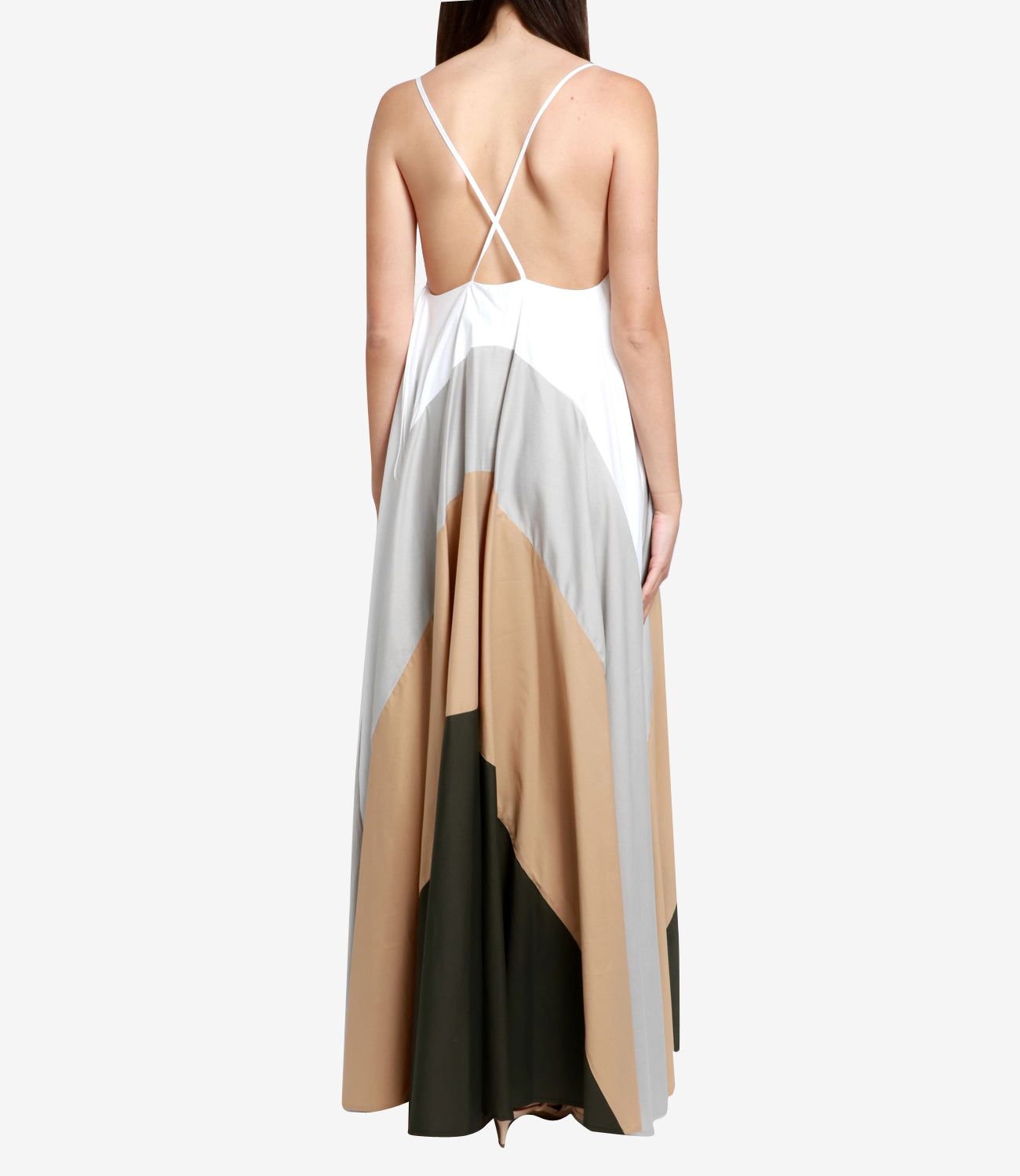 Semicouture | Abito Nymphe Grigio , Nioccola e Militare