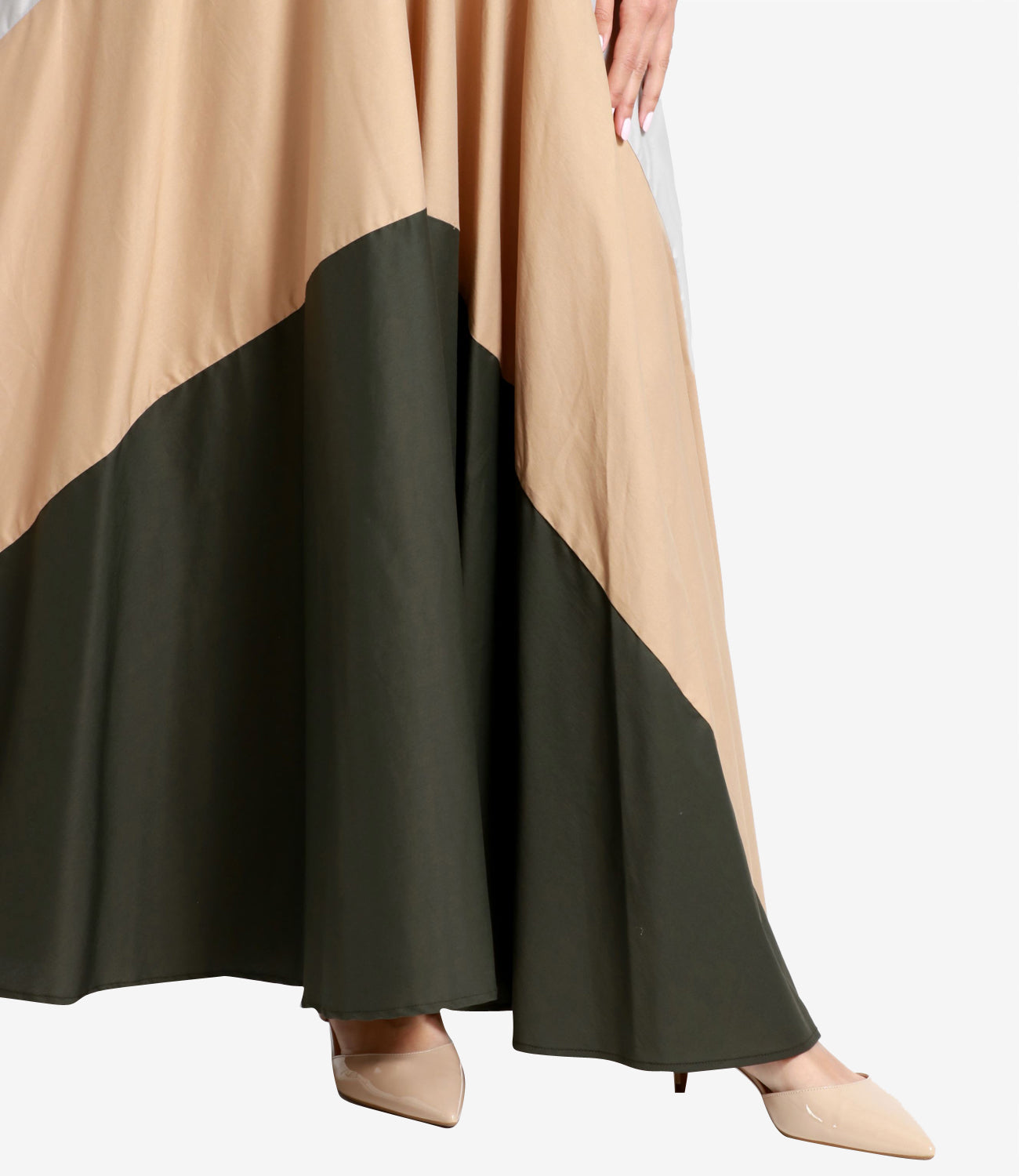 Semicouture | Abito Nymphe Grigio , Nioccola e Militare