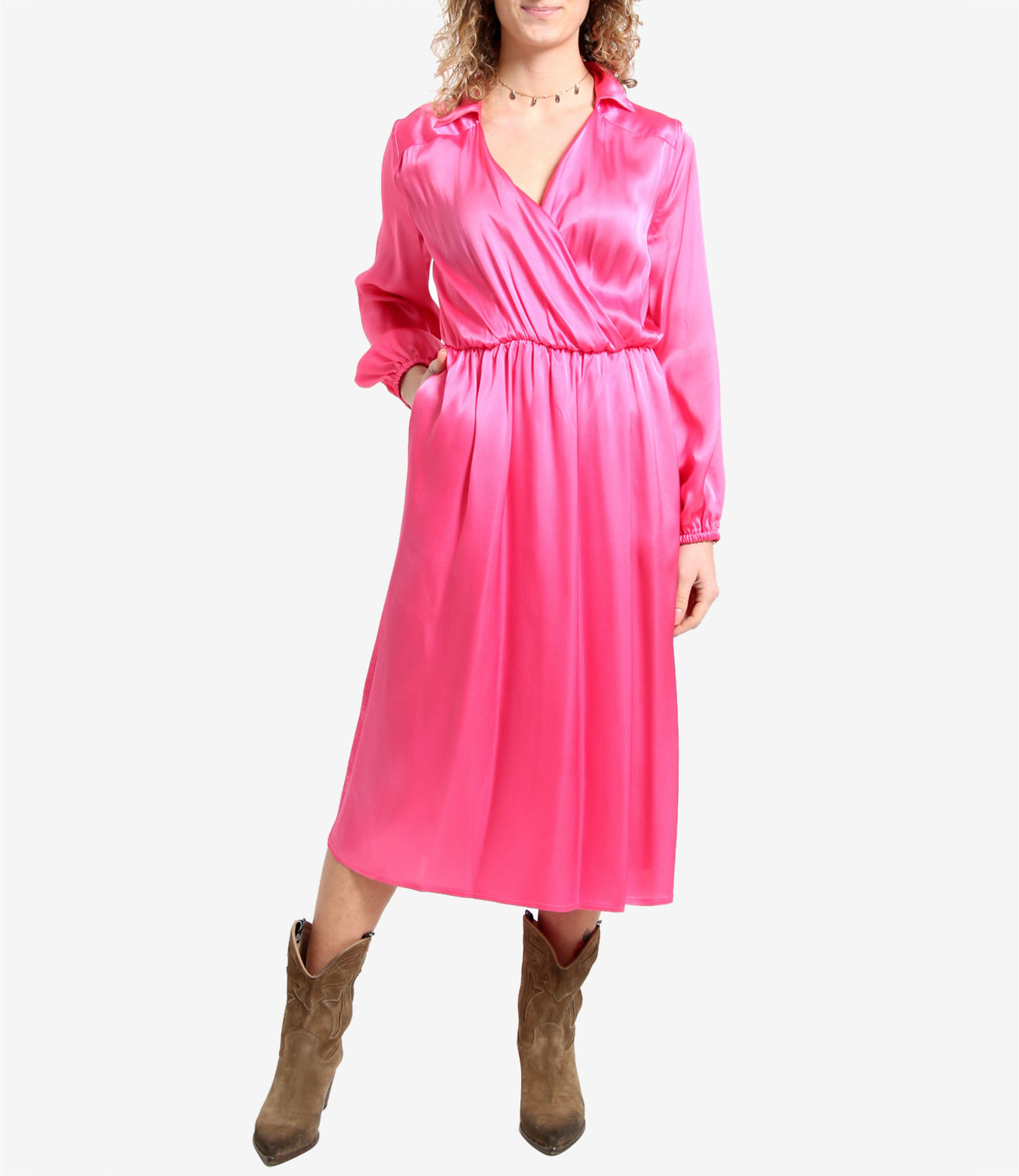 Semicouture | Abito Fuxia