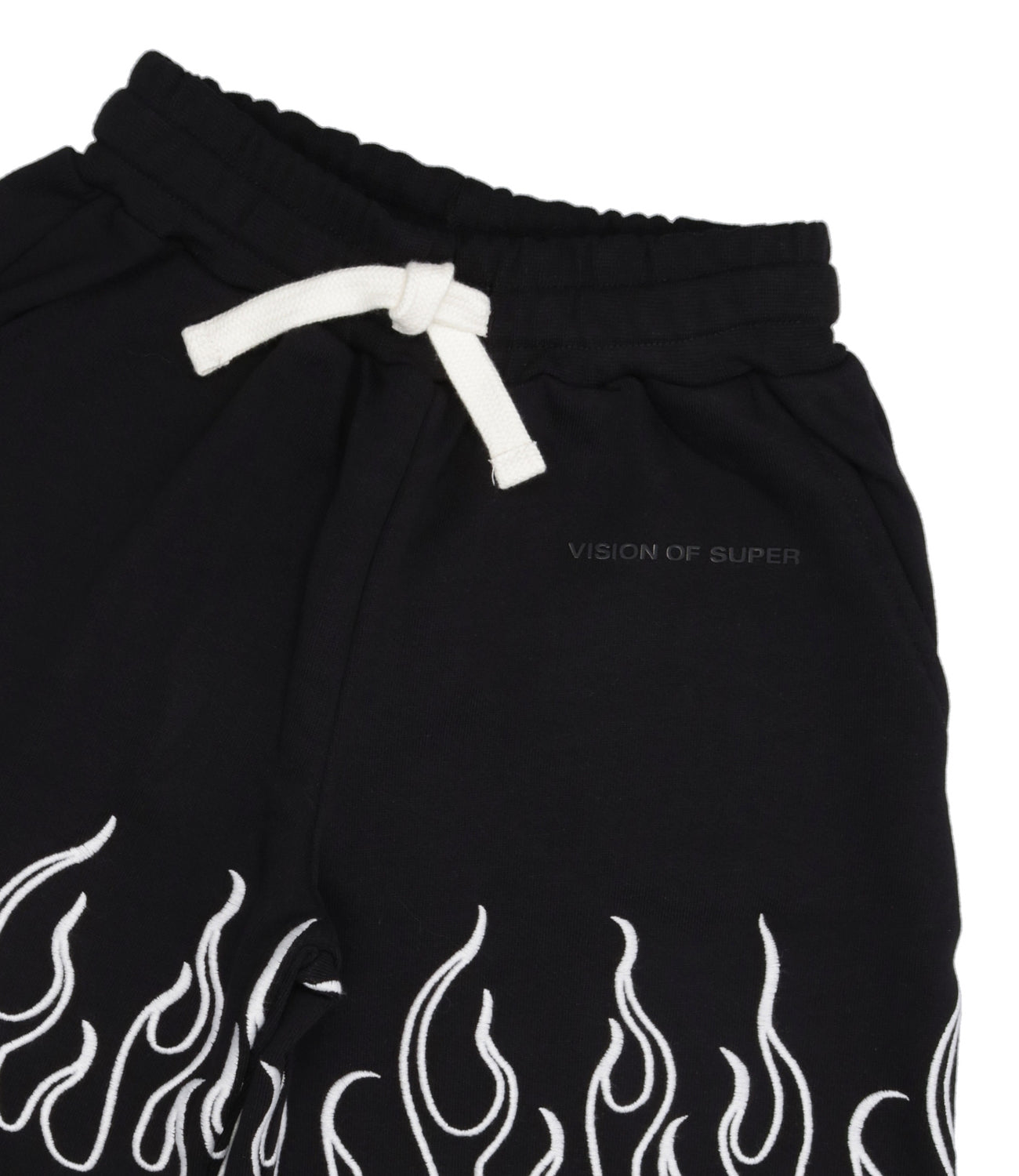 Vision of Super Kids | Black and White Sport Bermuda Shorts