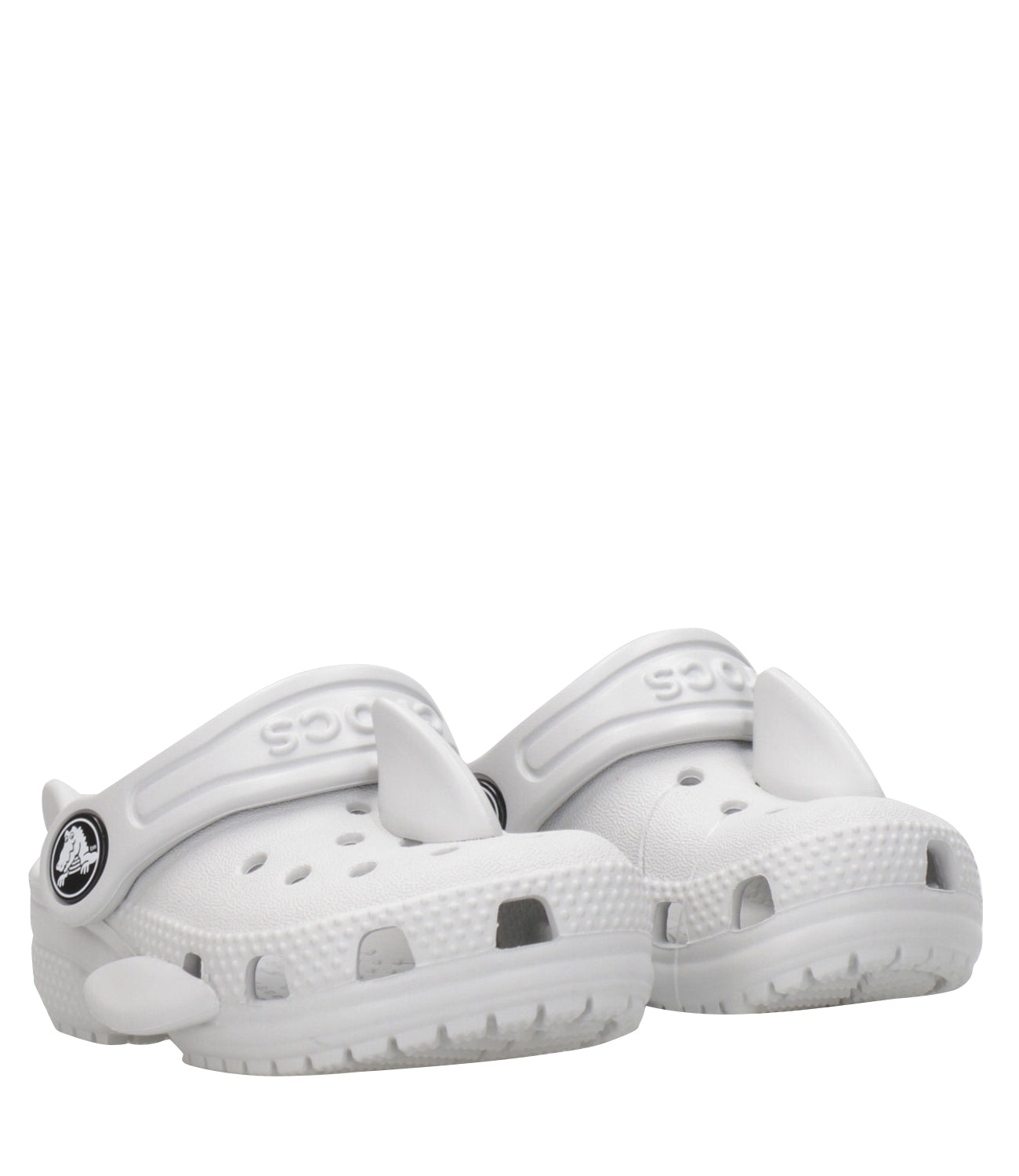 Crocs Kids | Classic Shark Clog Light Gray Sabot