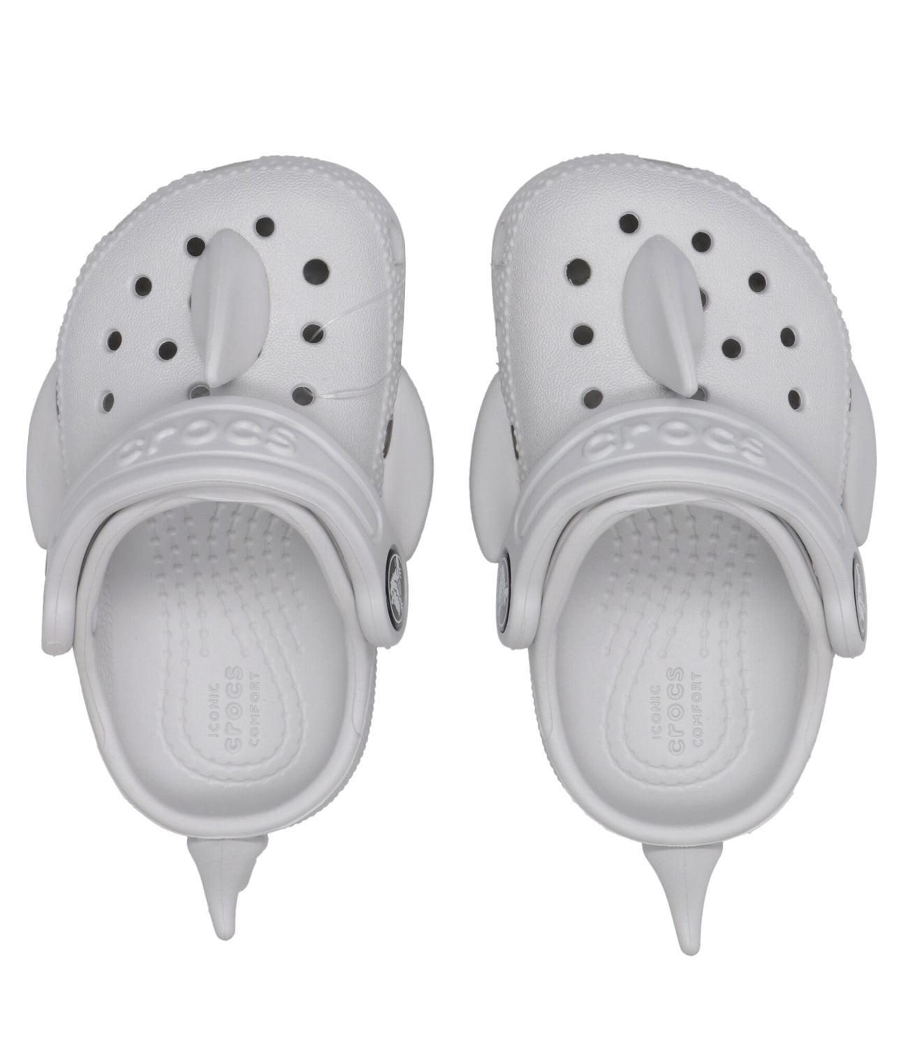 Crocs Kids | Classic Shark Clog Light Gray Sabot