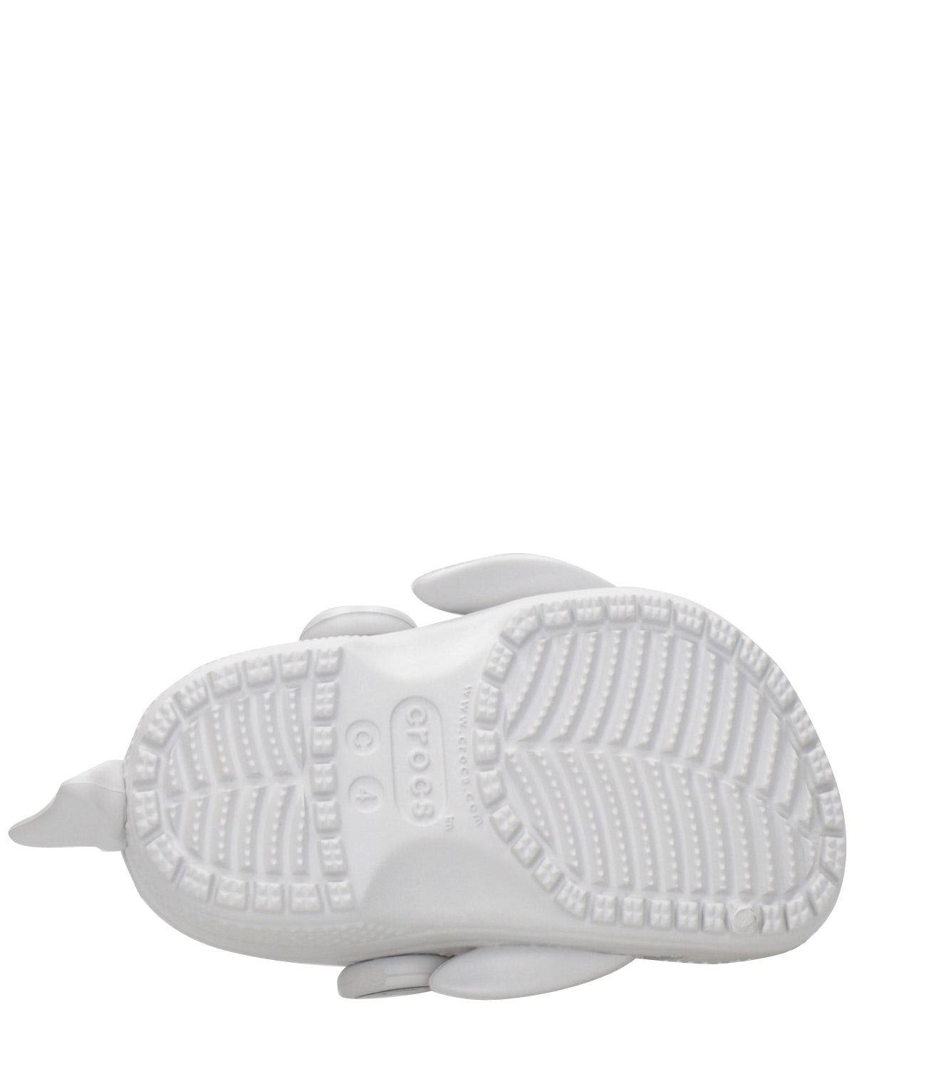 Crocs Kids | Classic Shark Clog Light Gray Sabot