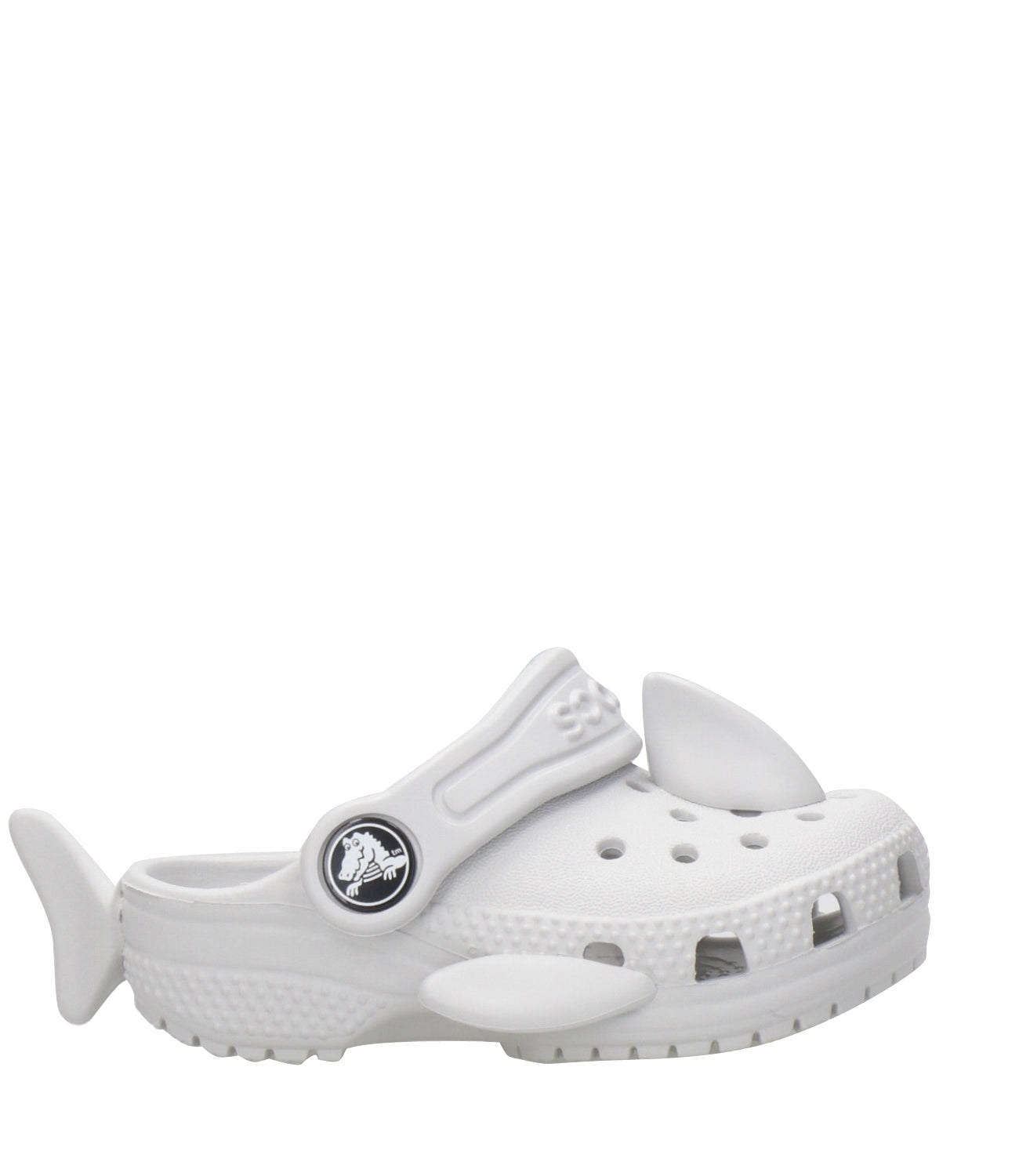 Crocs Kids | Classic Shark Clog Light Gray Sabot