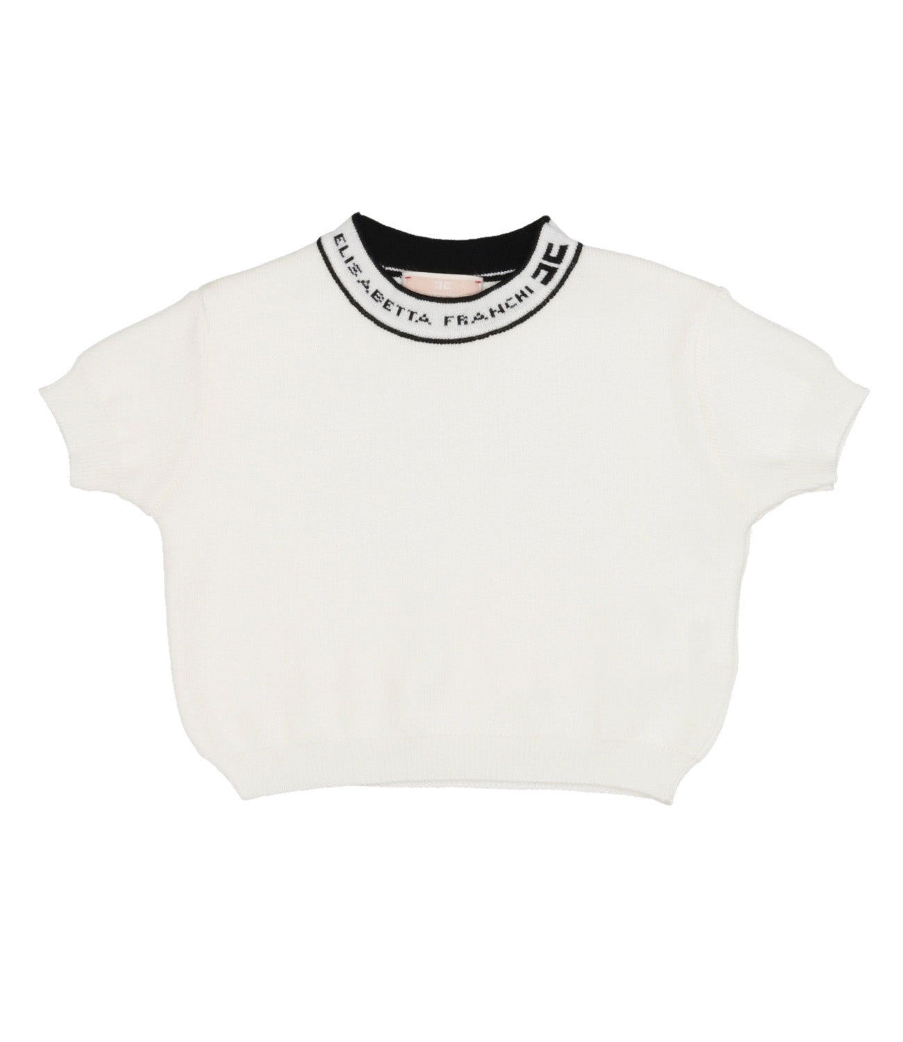 Elisabetta Franchi La Mia Bambina | Butter and Black T-Shirt