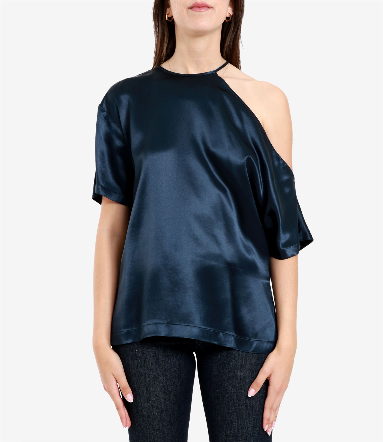 Erika Cavallini | Linda Navy Blue Blouse