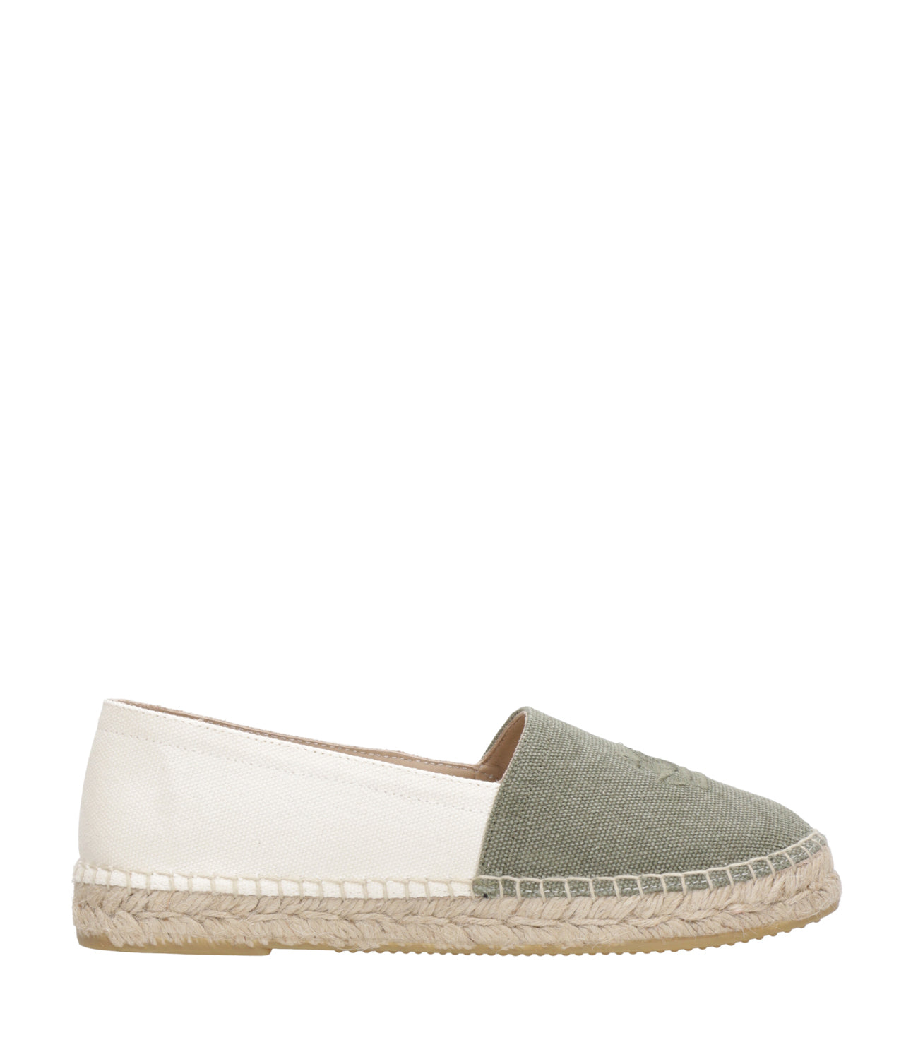 Etro Kids | Green and Beige Espadrilles