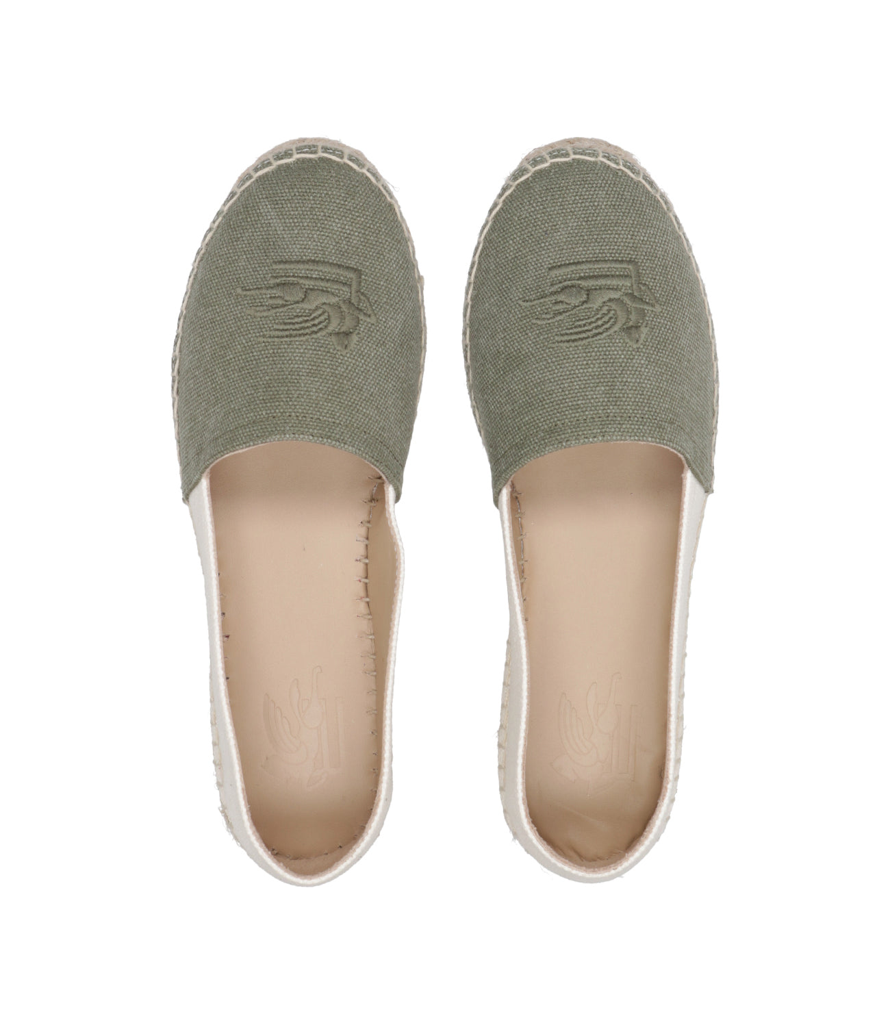 Etro Kids | Green and Beige Espadrilles