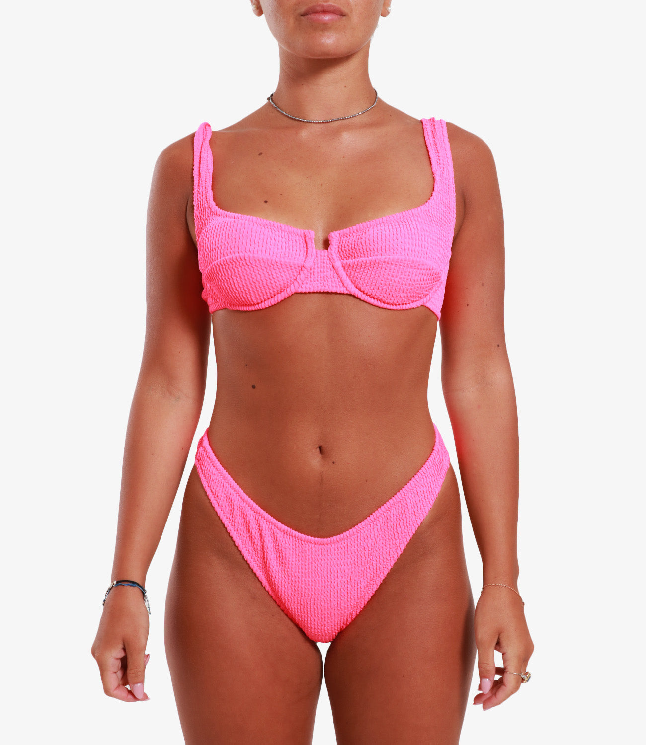 F**K Project | Costume Slip Americano Fisso Fuxia Fluo