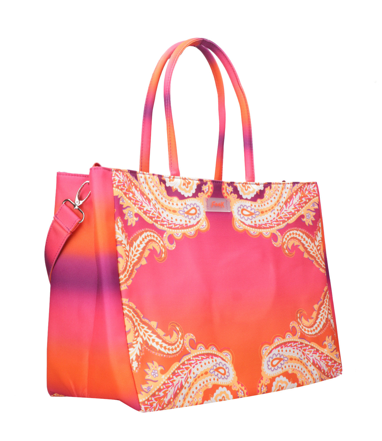 F**K Project | Borsa Beachbag Fuxia e Giallo
