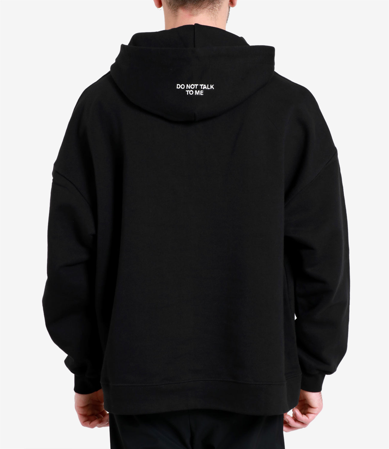 GCDS | Do Not Talk To Me Sweatshirt Black