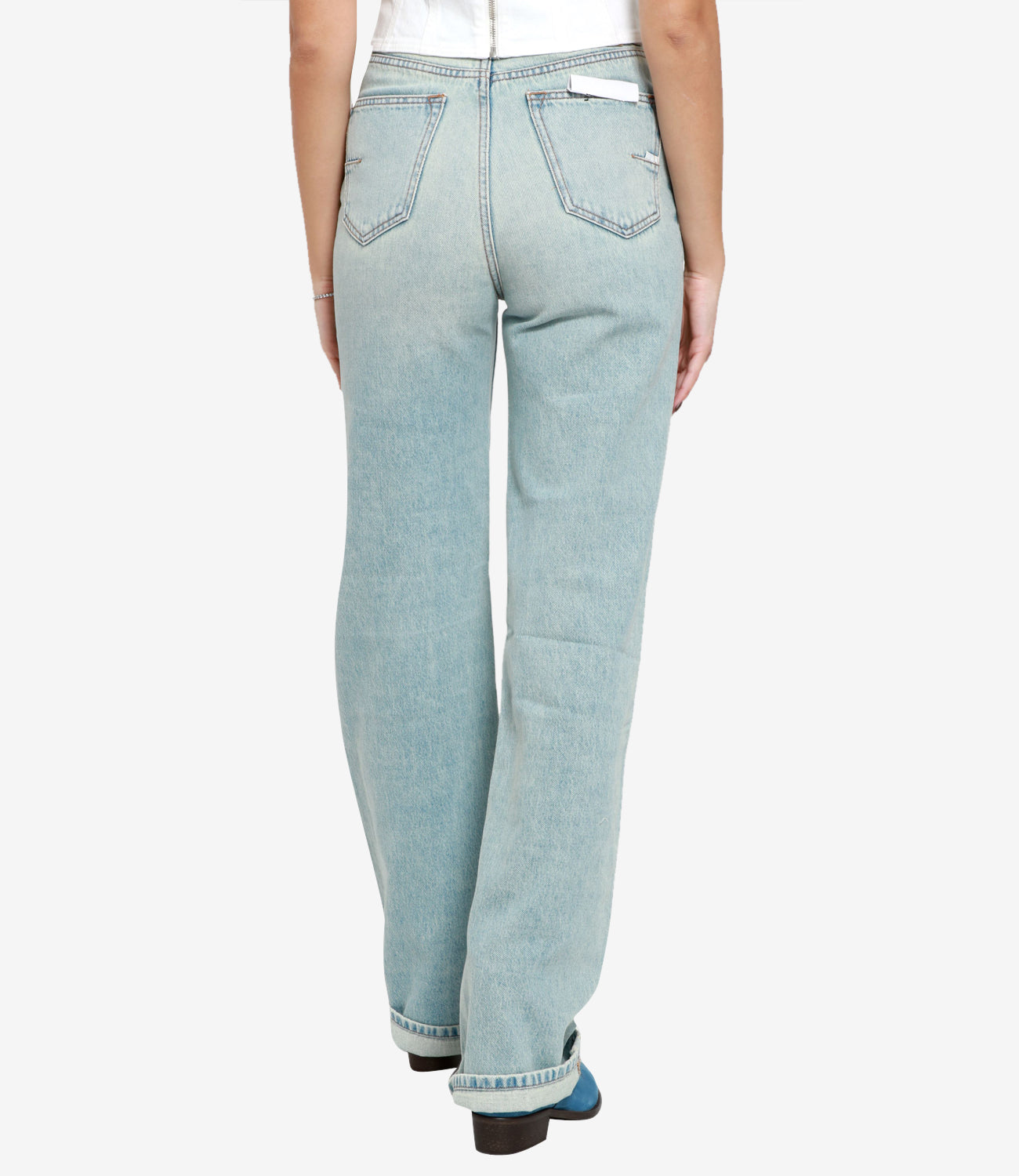 Grifoni | Jeans Wide Leg Denim Clear