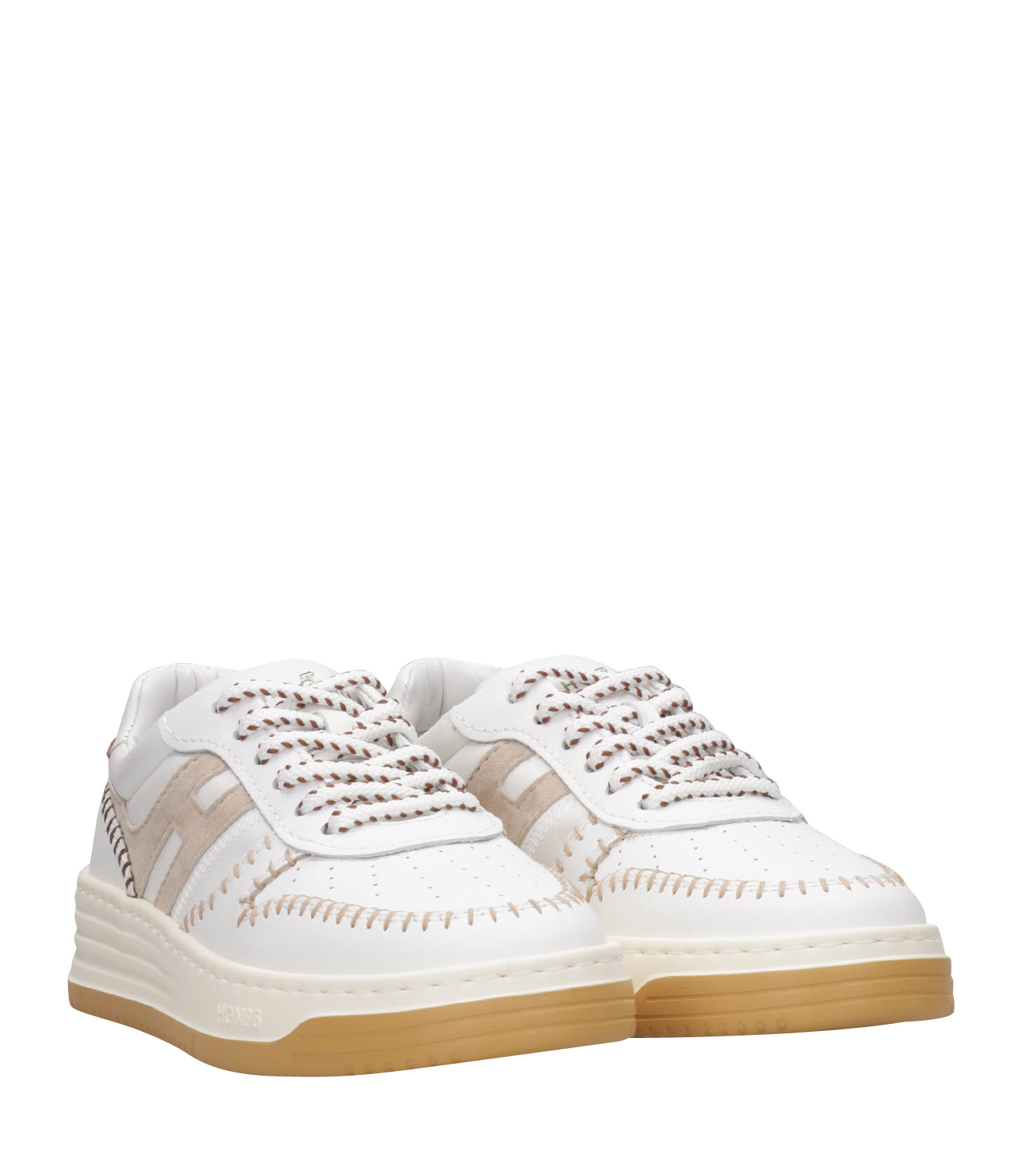 Hogan | Sneakers H630 Bianca e Beige