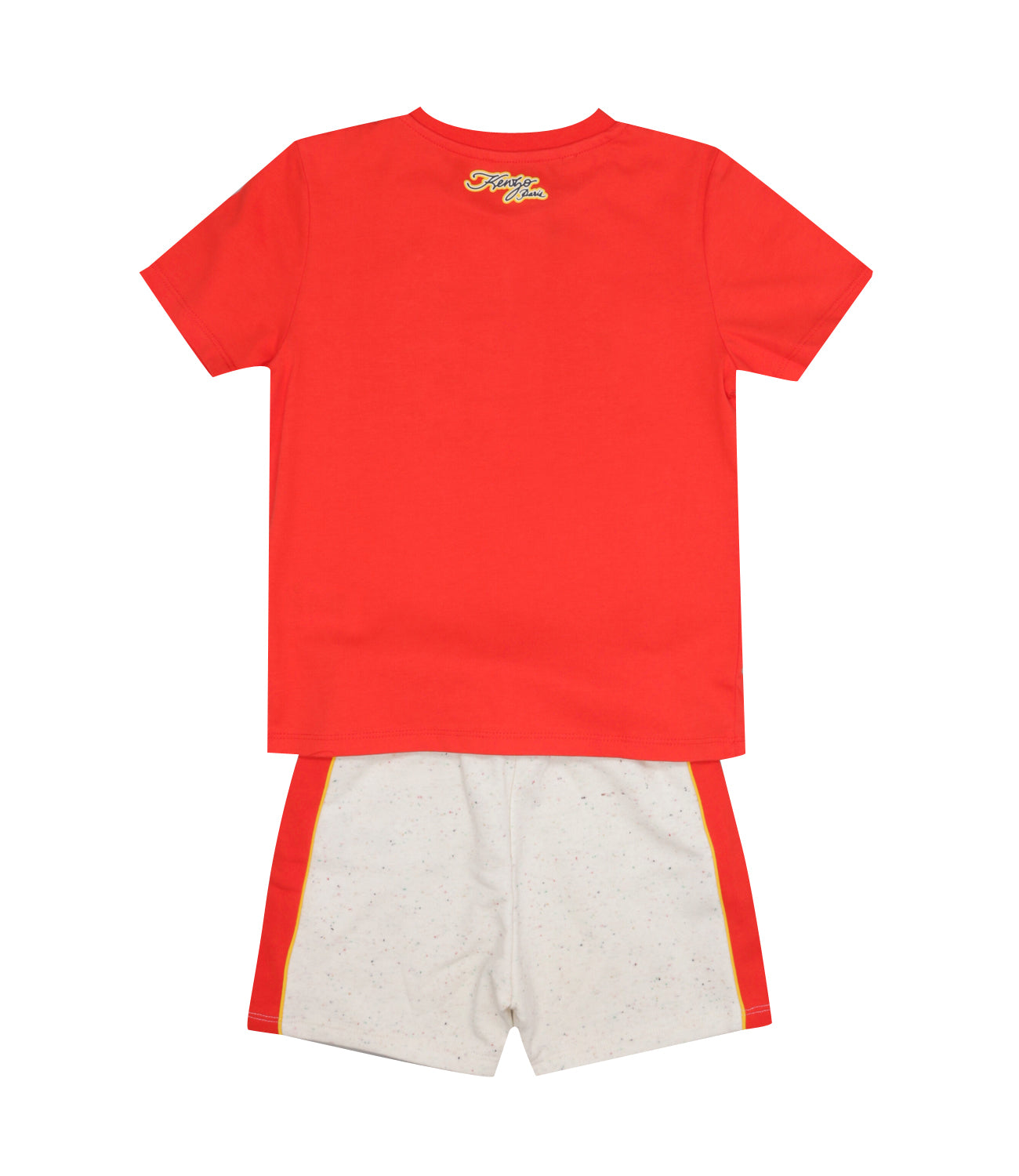 Kenzo Kids | Orange and Beige Campus Sweater and Pant Set