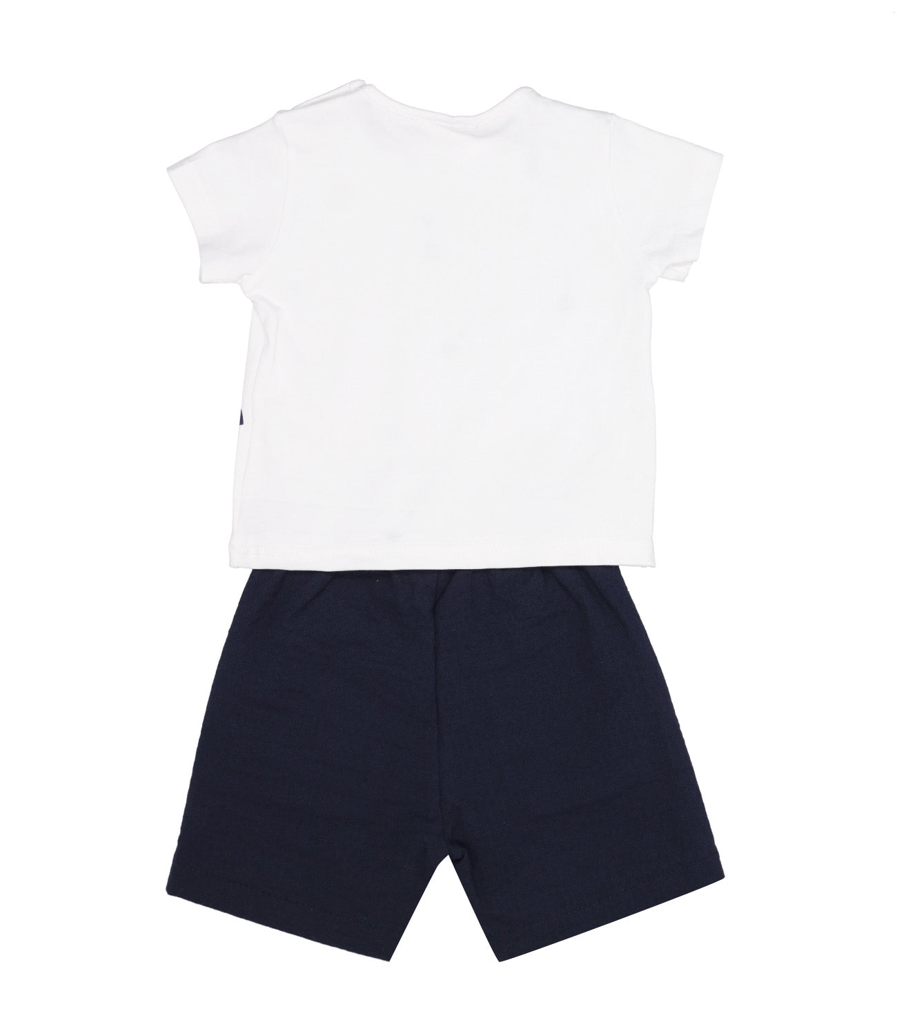 Lalalù | Navy Blue T-shirt and Bermuda Shorts Set