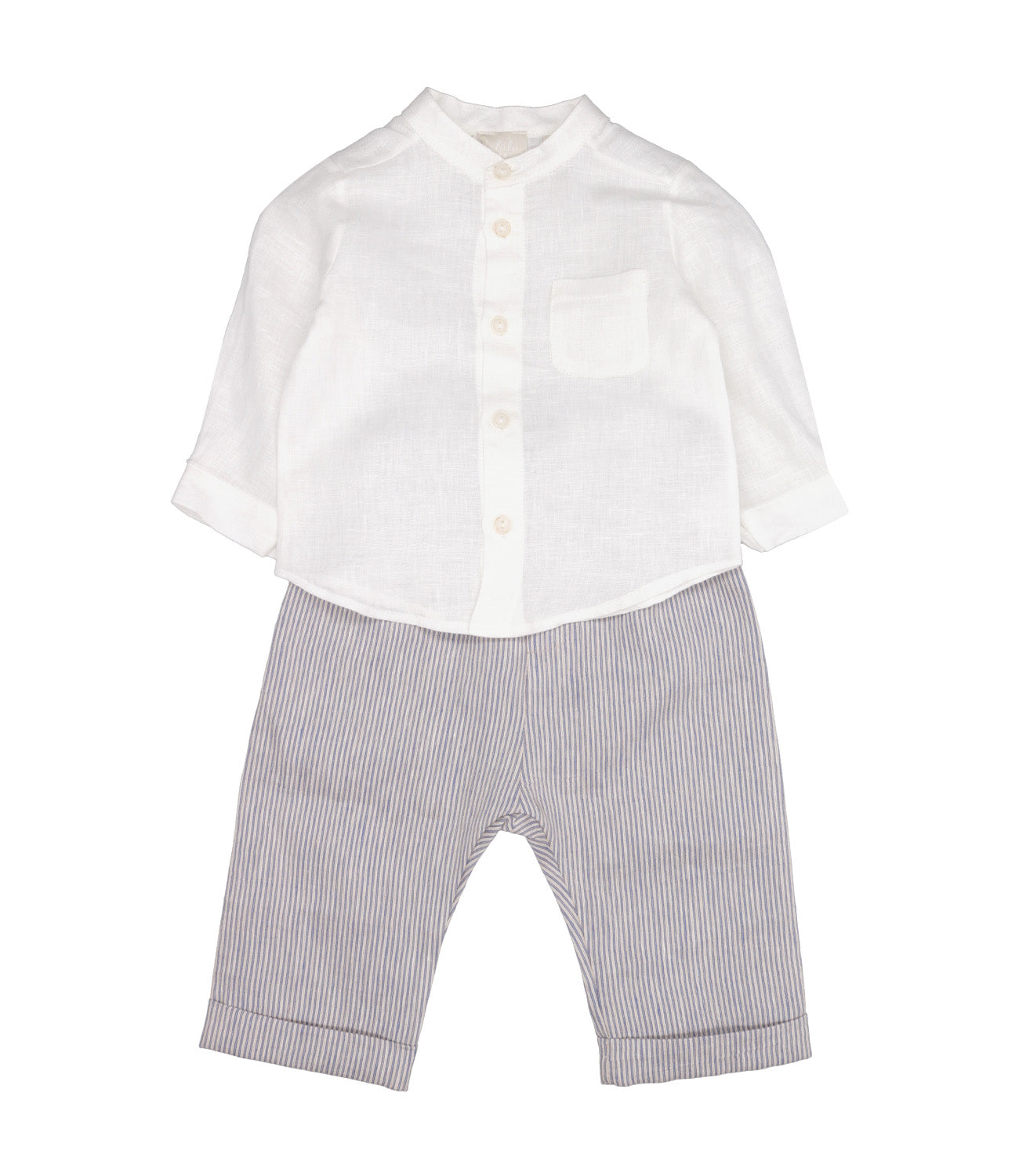 Lalalù | Grey Shirt and Trousers Set