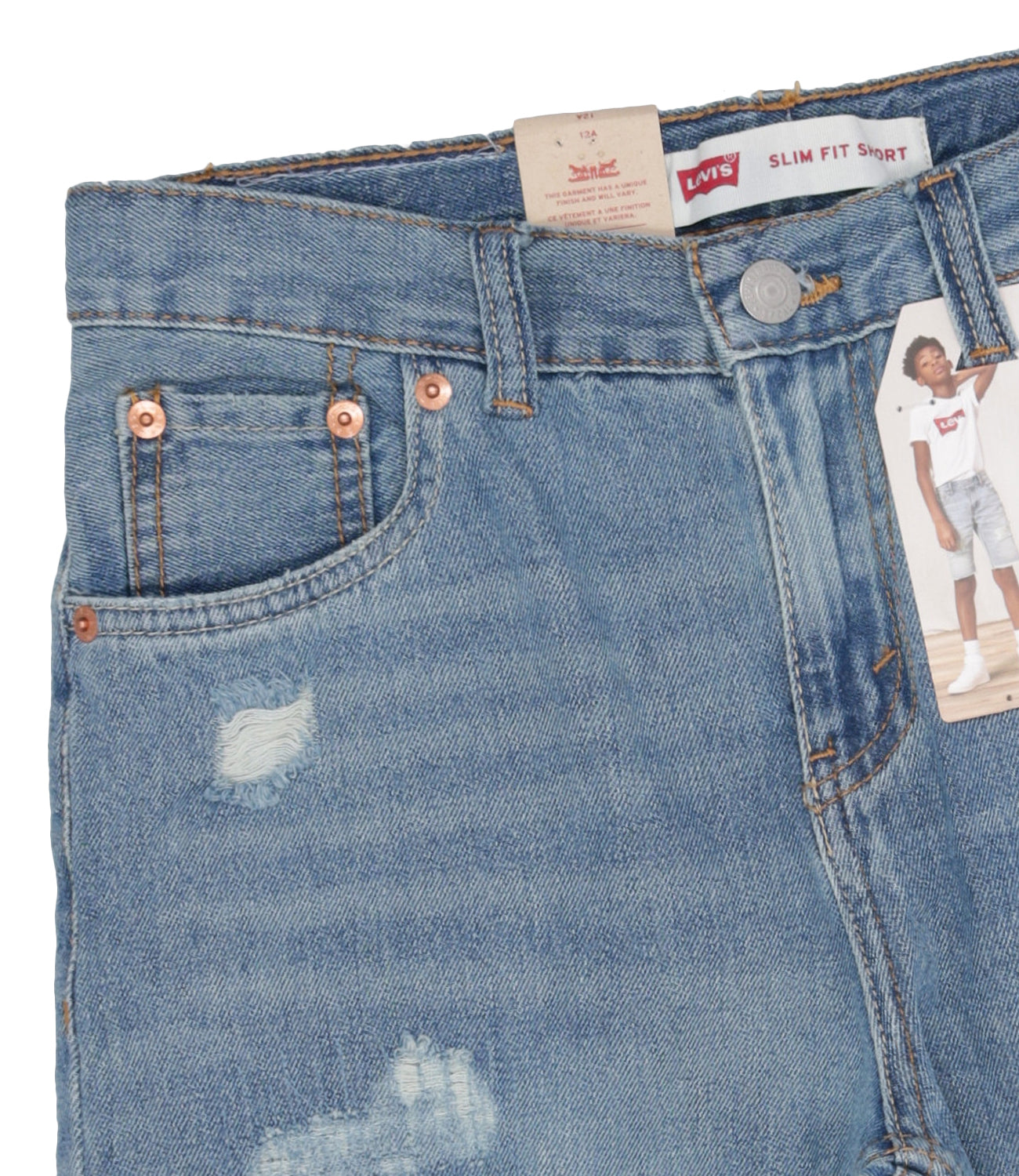 Levis Kids | Bermuda Denim Clear