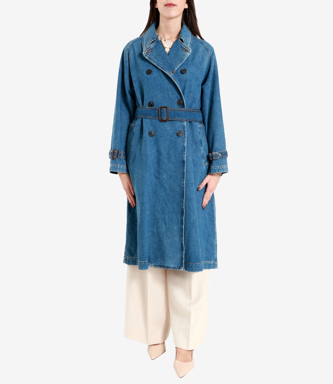Max Mara Weekend | Trench Blasy Denim Medio