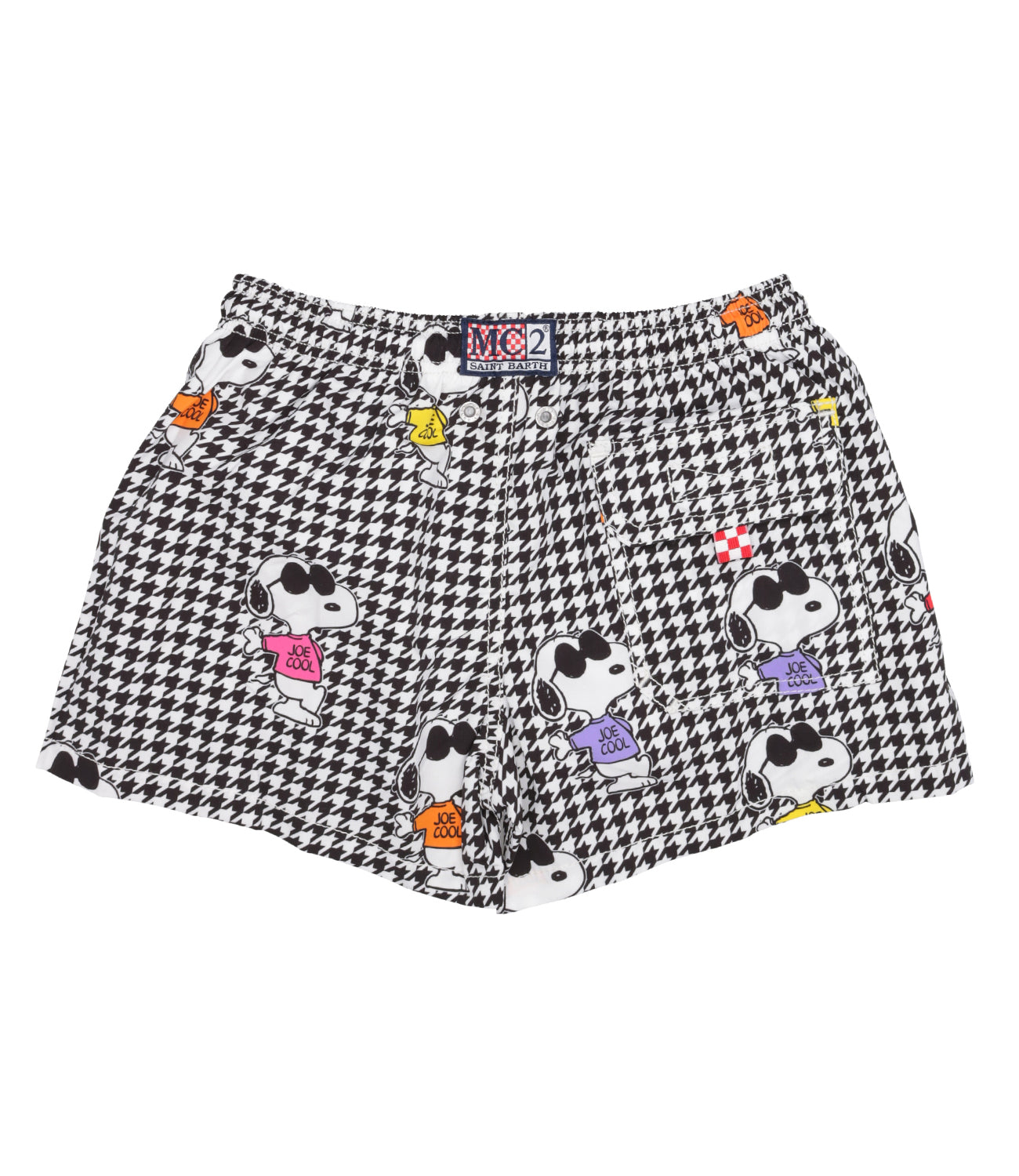 MC2 Saint Barth Kids | Boxer Jean Black and White Costume