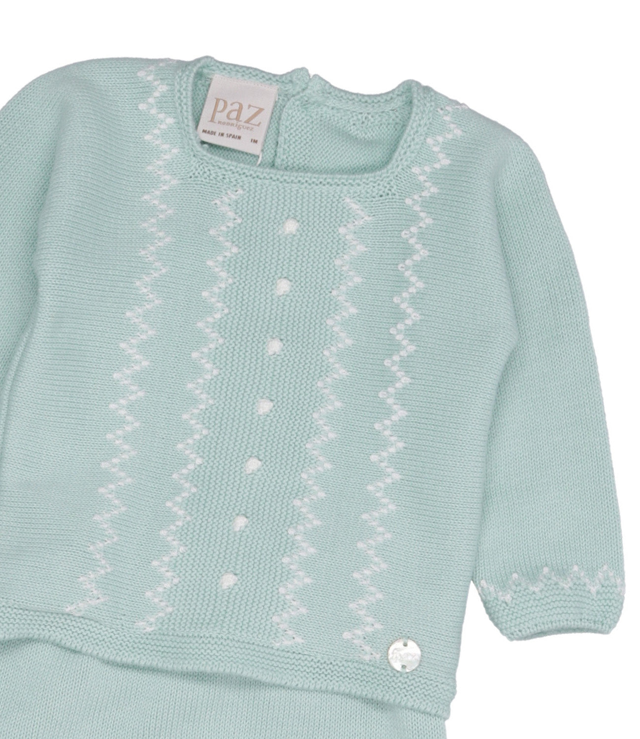 Paz Rodriguez | Set Maglia e Pantalone Verde Acqua