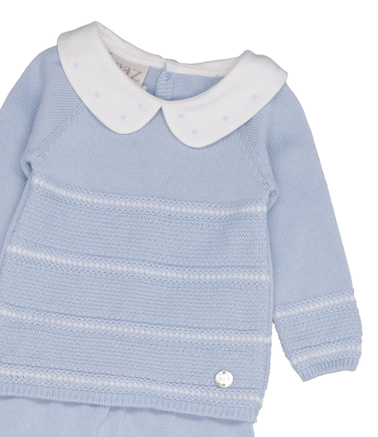 Paz Rodriguez | Set Maglia e Pantalone Celeste e Bianco