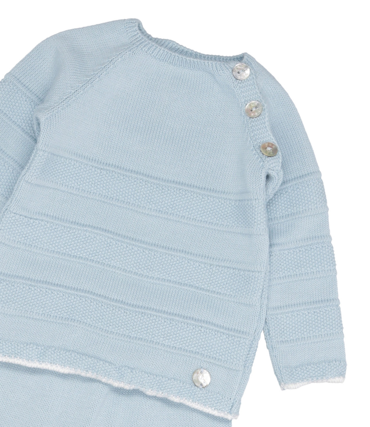 Paz Rodriguez | Set Maglia e Pantalone Lia Blu mare e Bianco