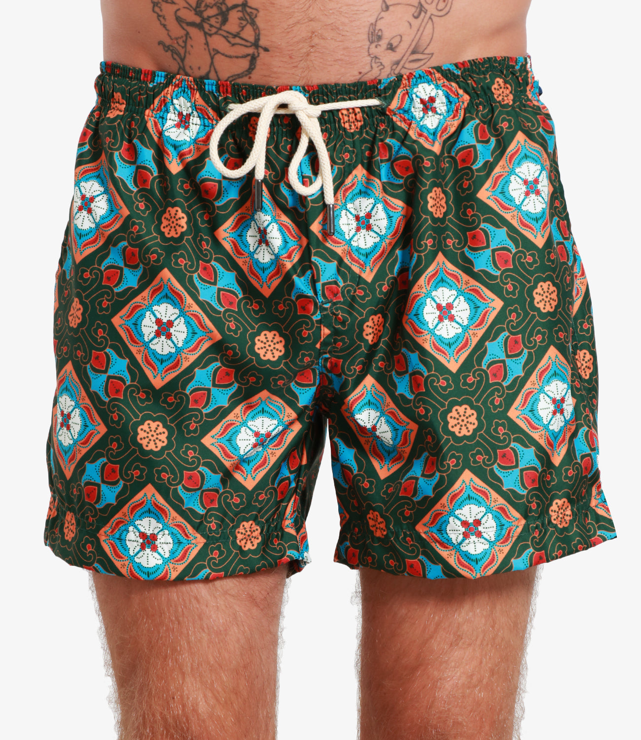 Peninsula Swim&Wear | Costume Boxer Verde e Arancio