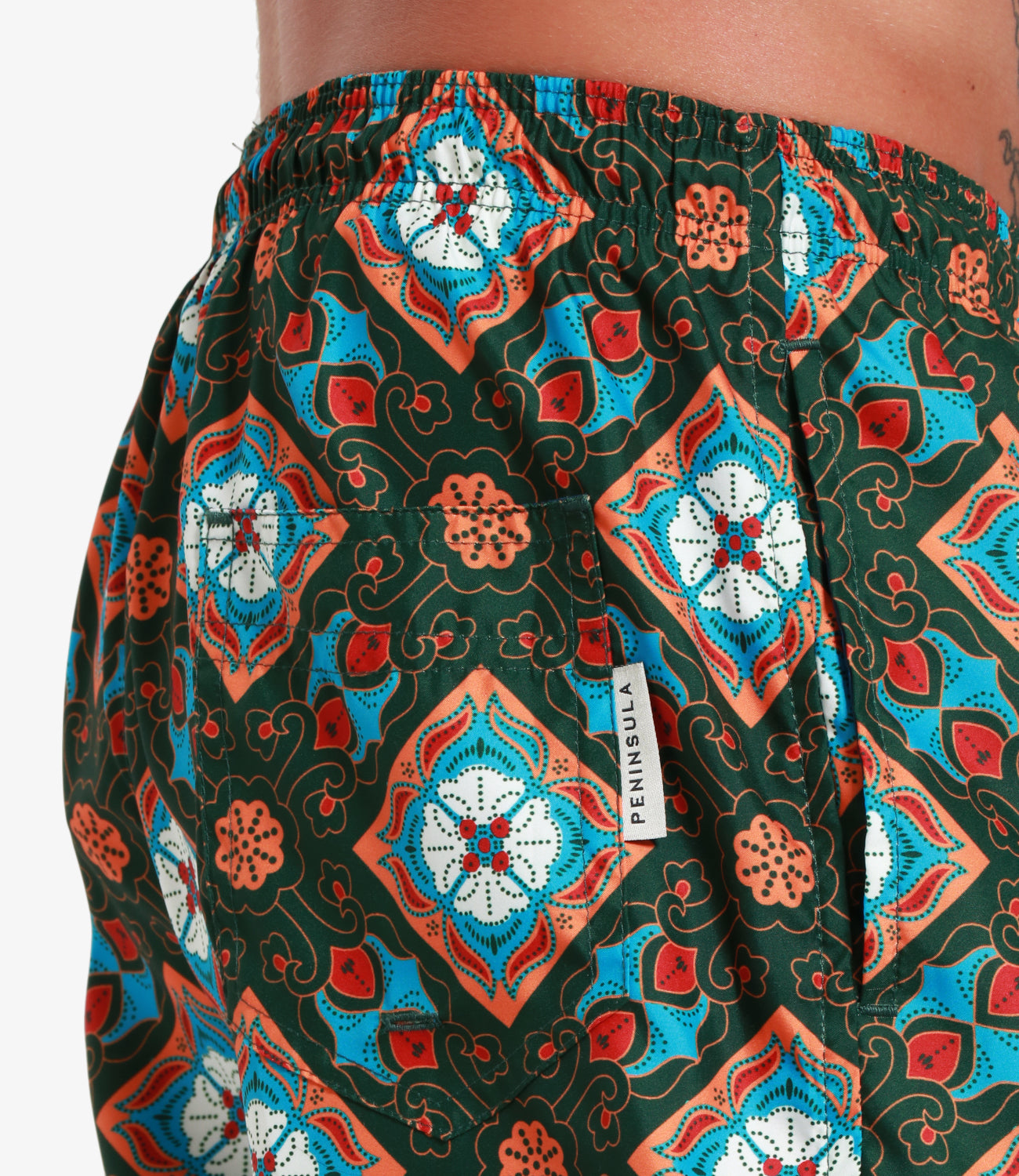Peninsula Swim&Wear | Costume Boxer Verde e Arancio