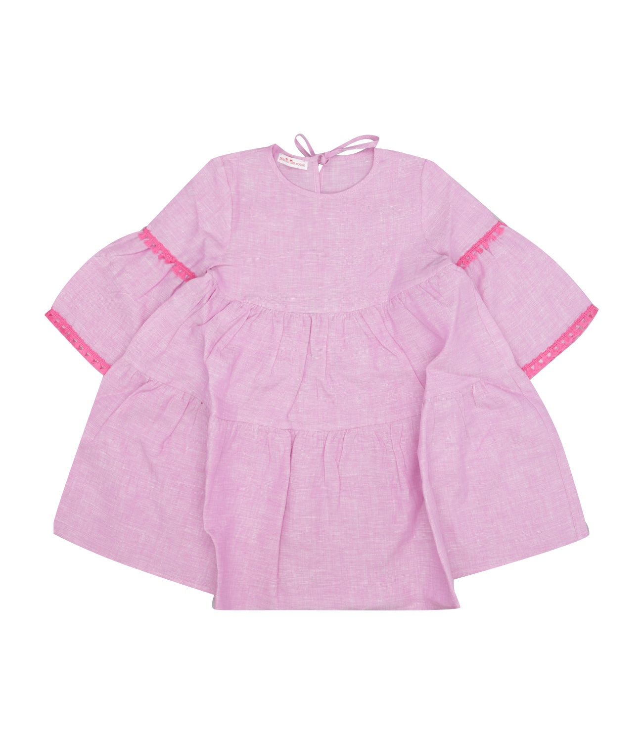 Red Fish Kids Beachwear | Pink Flora Dress